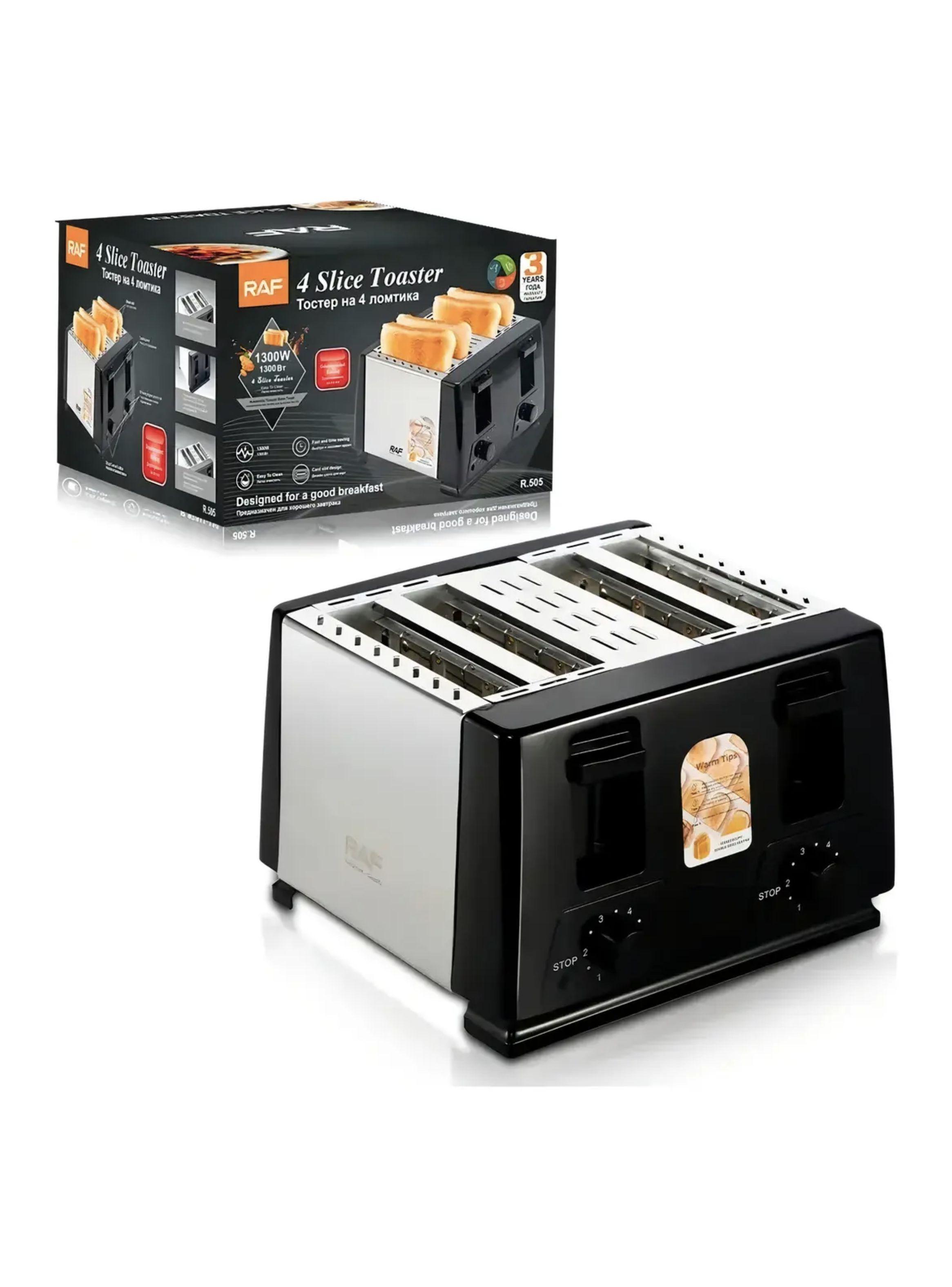 Tostadora Electrica Vertical 4 Panes R505 RAF-3