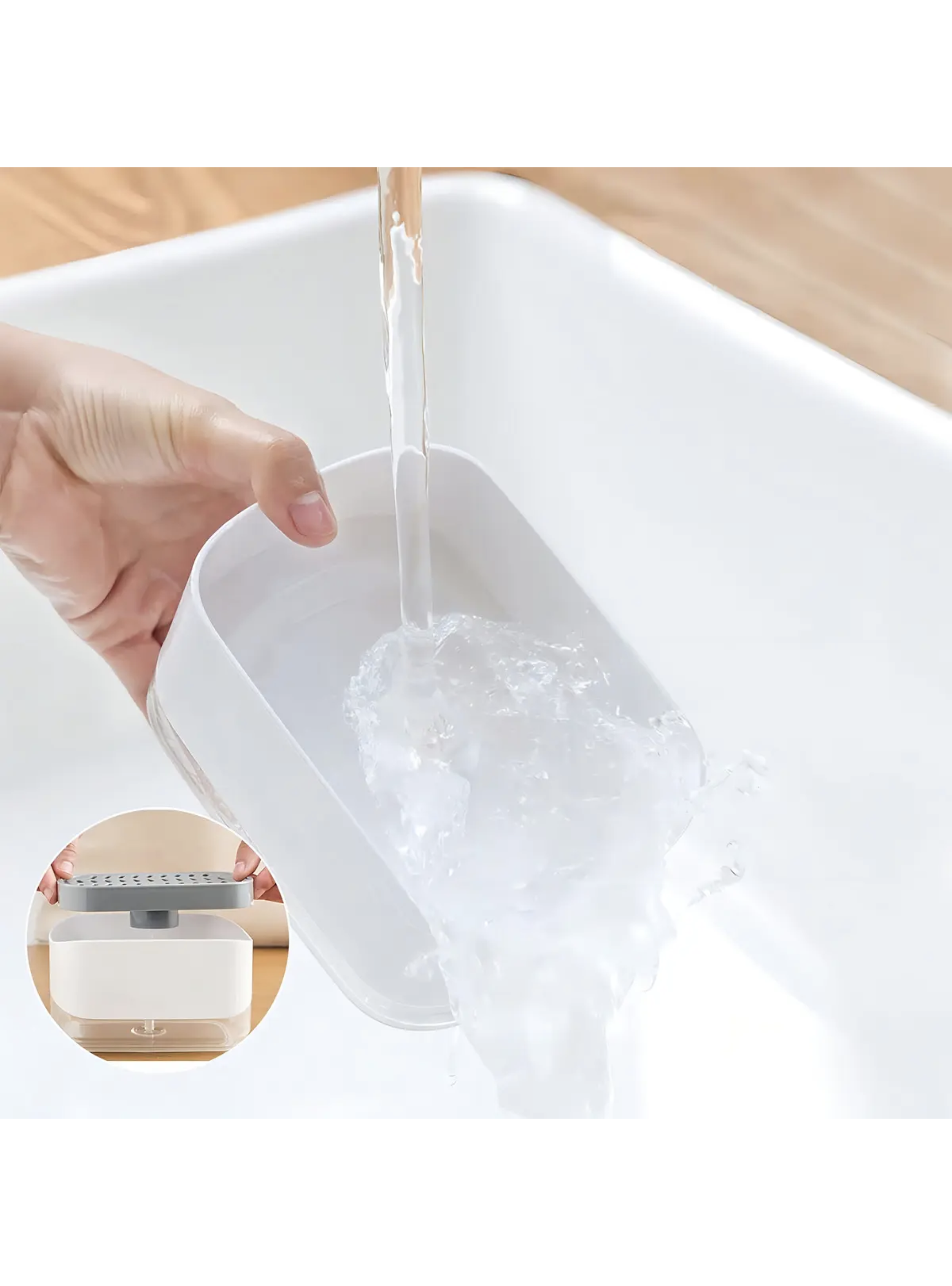Dispensador de jabon liquido lavaloza a presion blanco-3