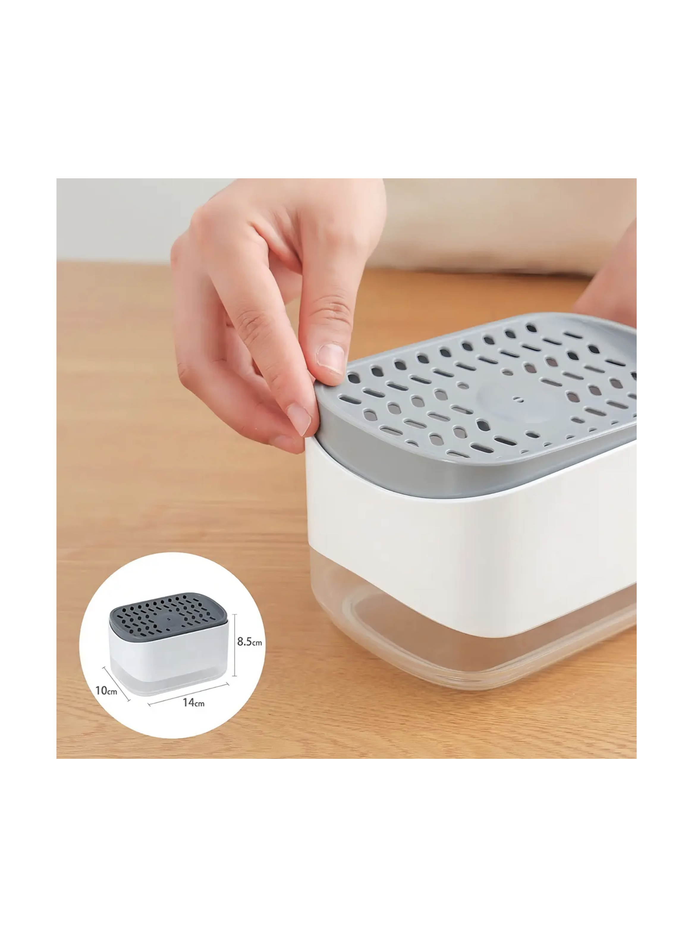 Dispensador de jabon liquido lavaloza a presion blanco-4