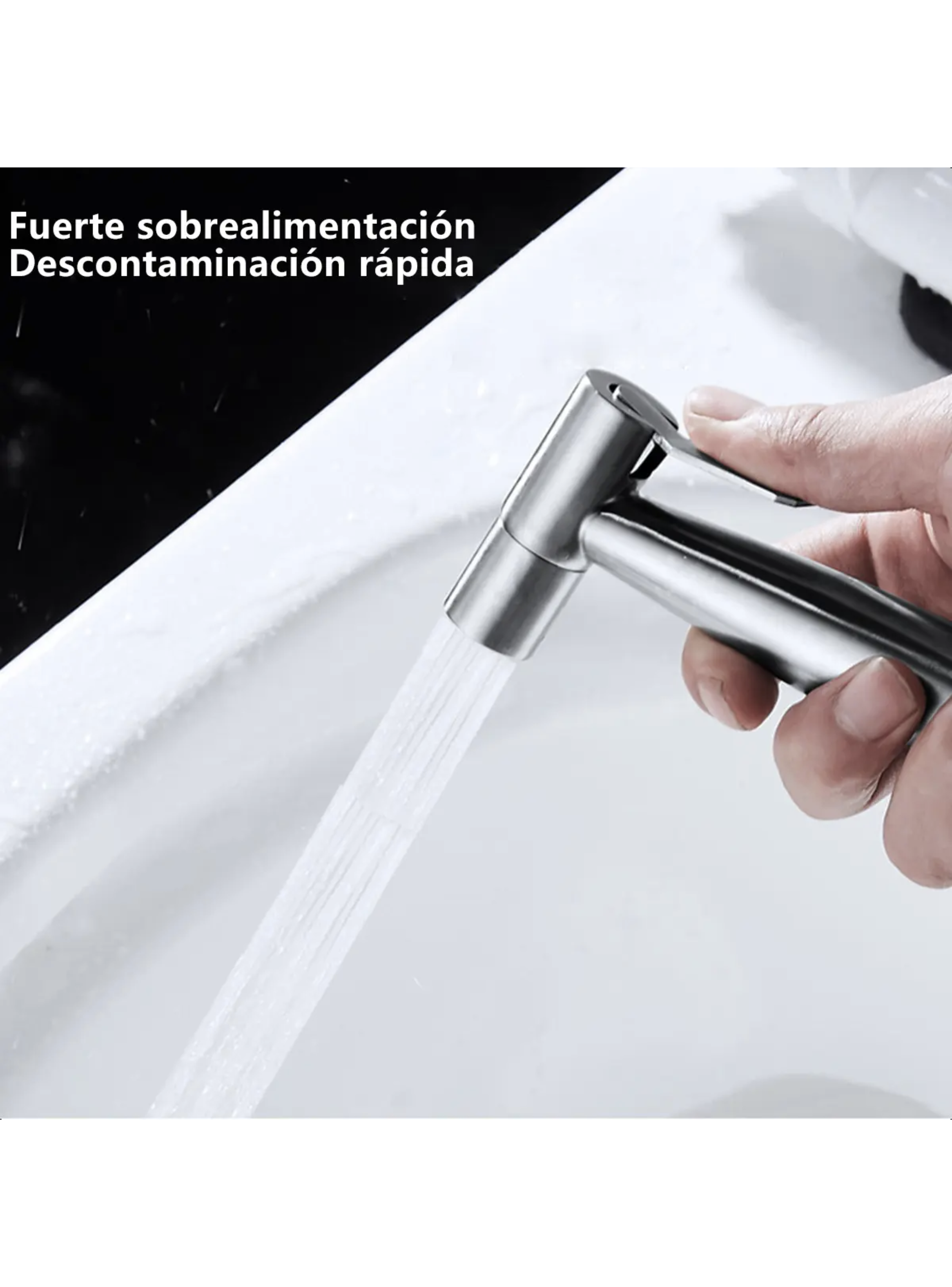 Ducha Bidet Arabe Juego Completo Inodoro Acero Inoxidable-5