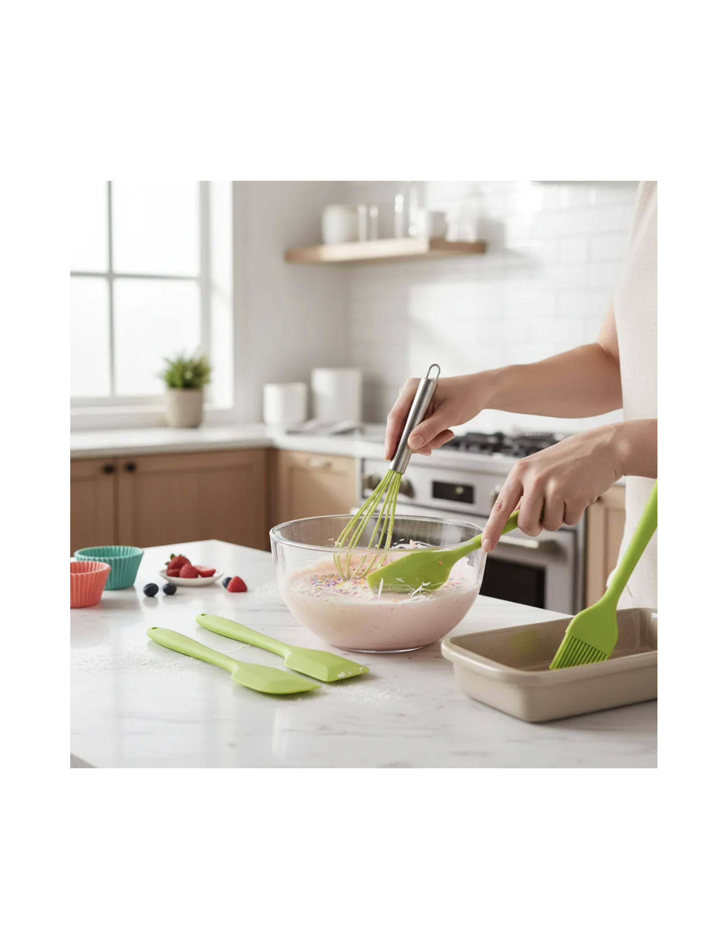 Set 5 Utensilios Cocina Reposter a Silicona Antiadherente-4
