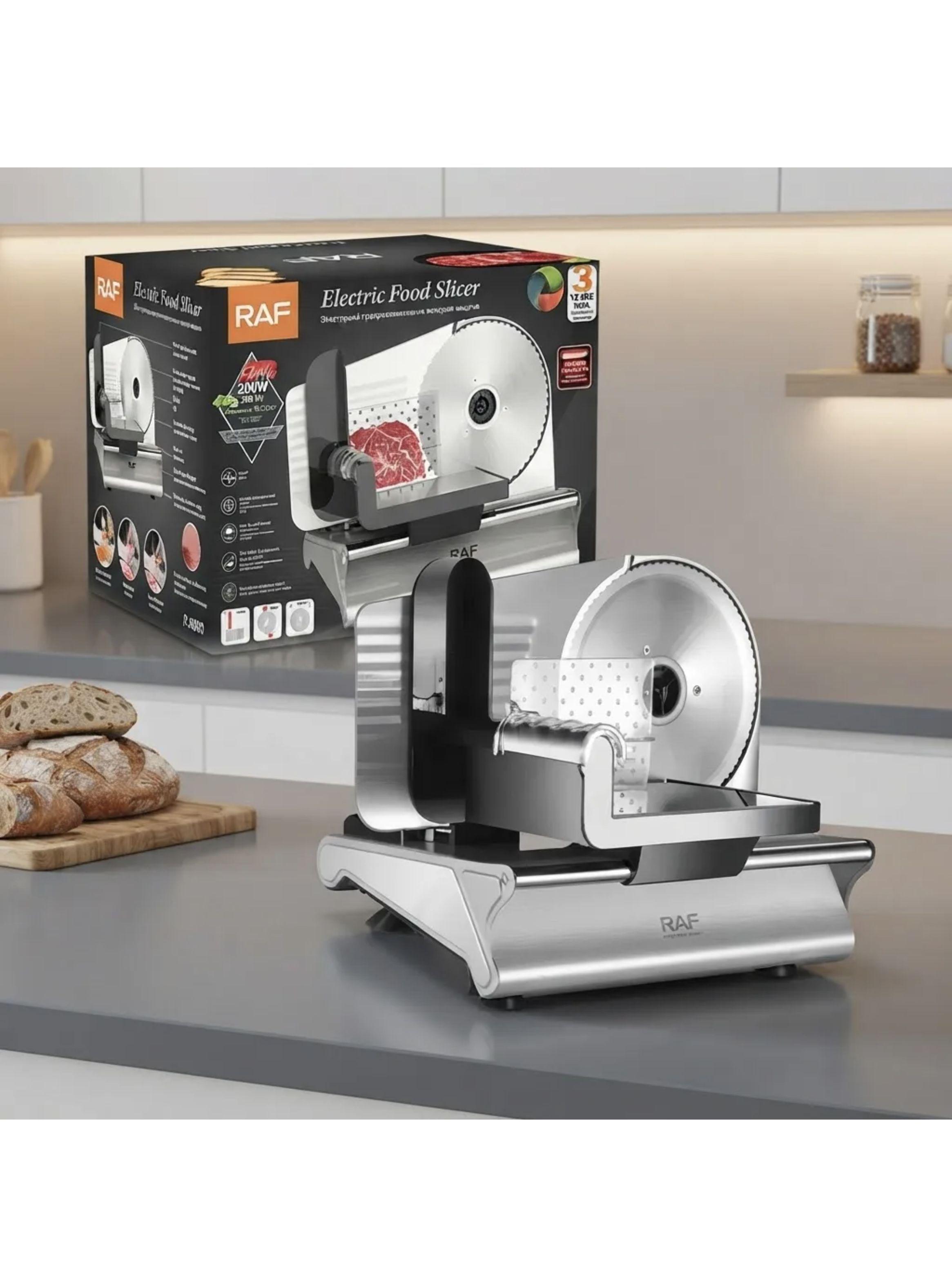 Cortadora Rebanadora Carne Fiambre El ctrica Raf R8800-1