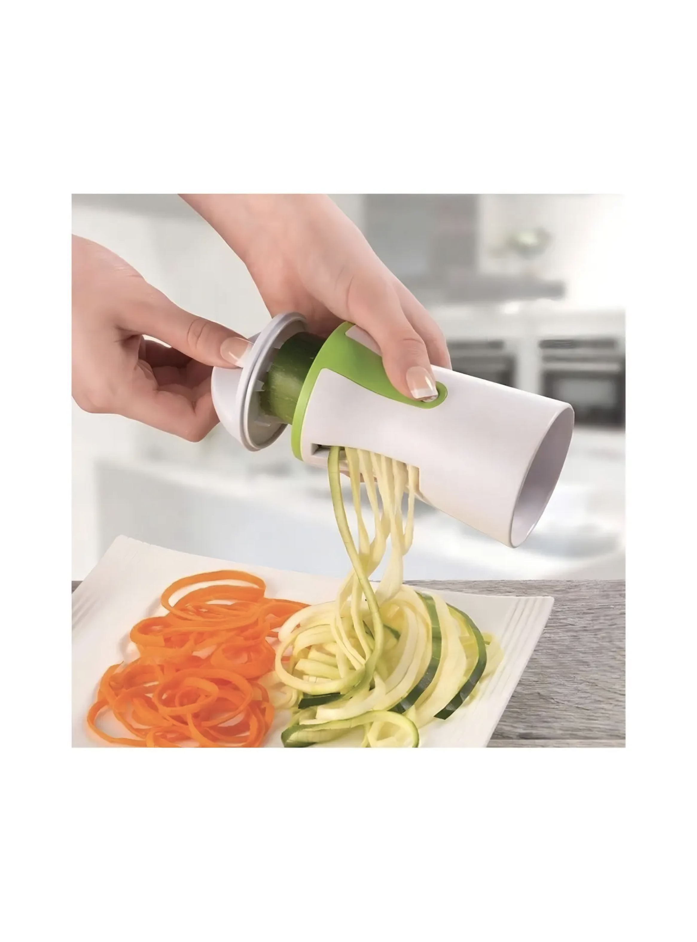 Cortador de verduras en espiral tallarines y calabac n rebanador manual-5