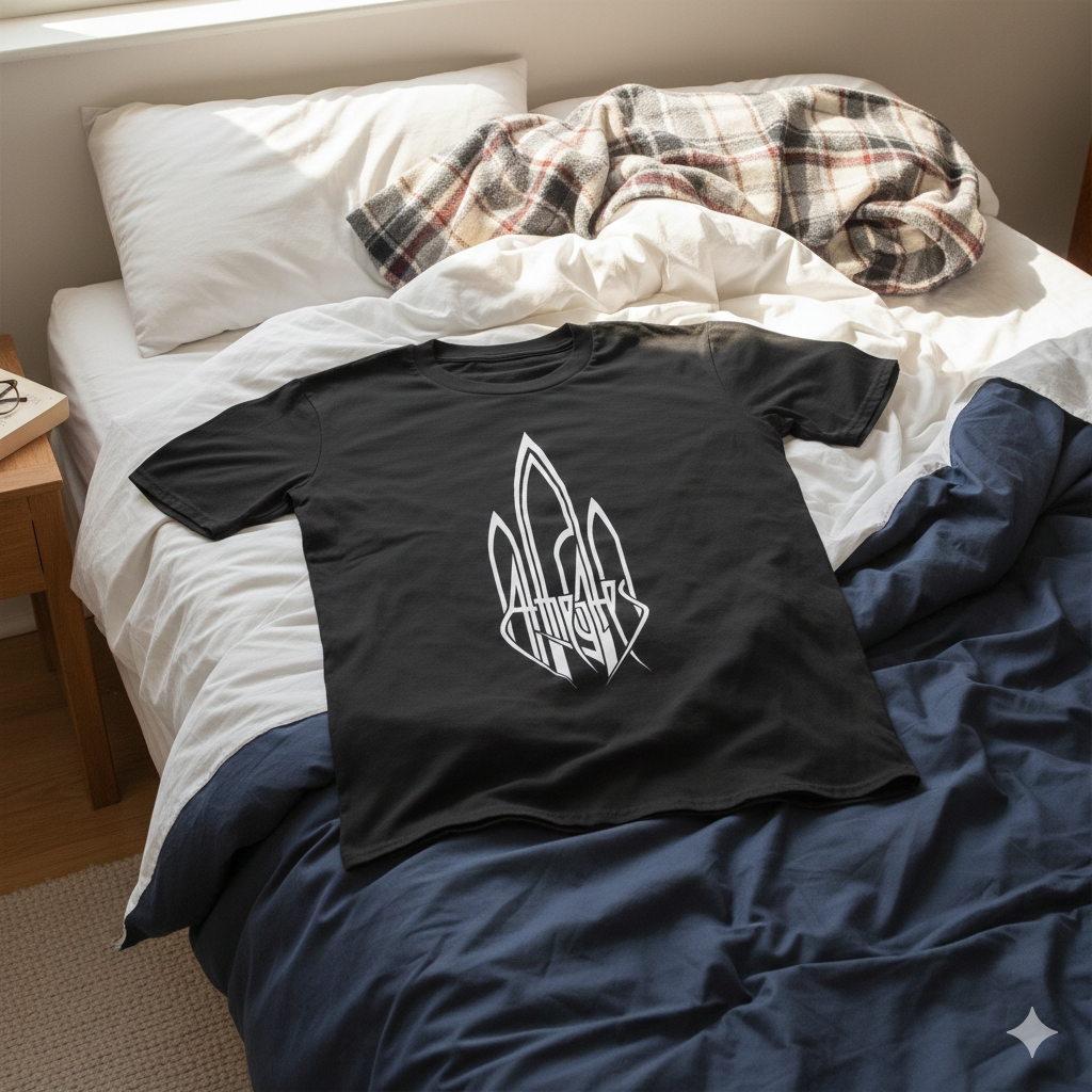 Polera Negra At The Gates Estampada 100% Algodón estilo Rock-6