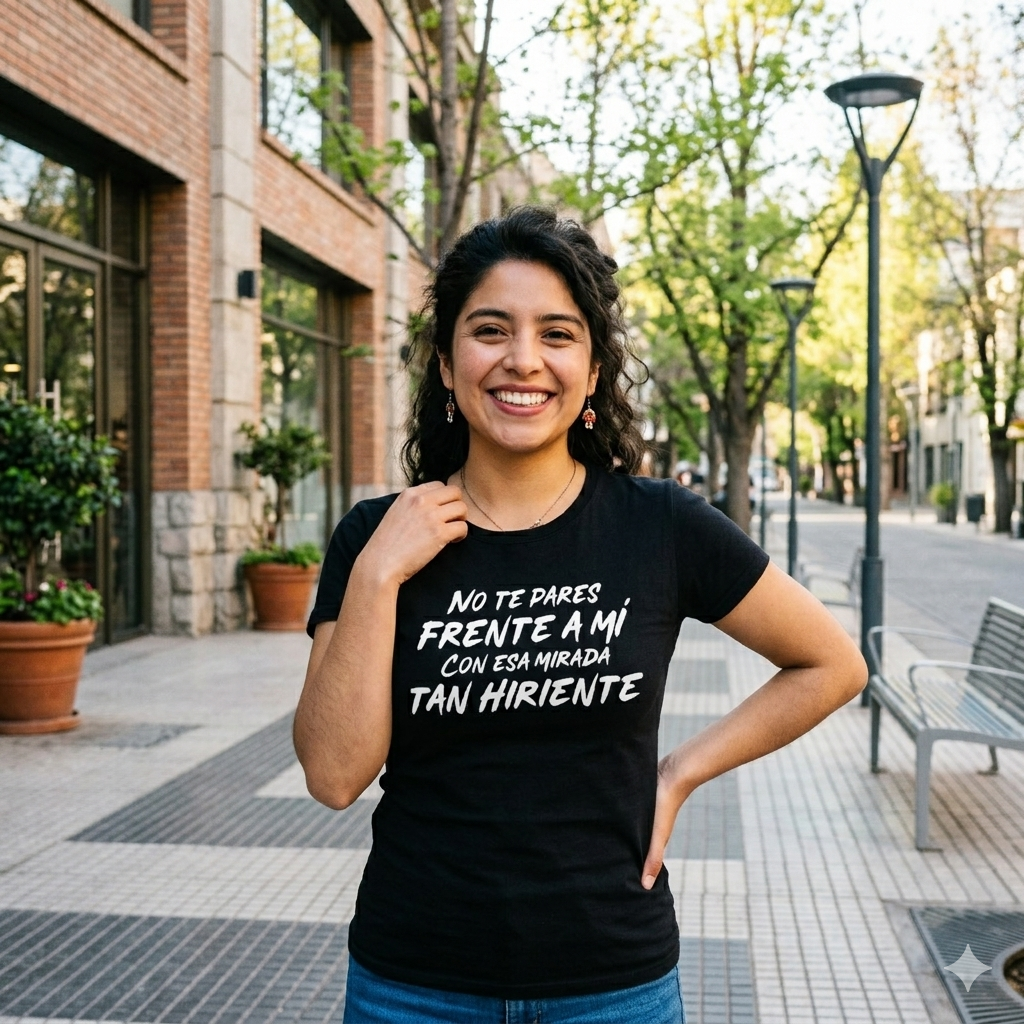 Polera Negra Los Prisioneros No te Pares Frente A Mí 100% Algodón Estilo Rock-5