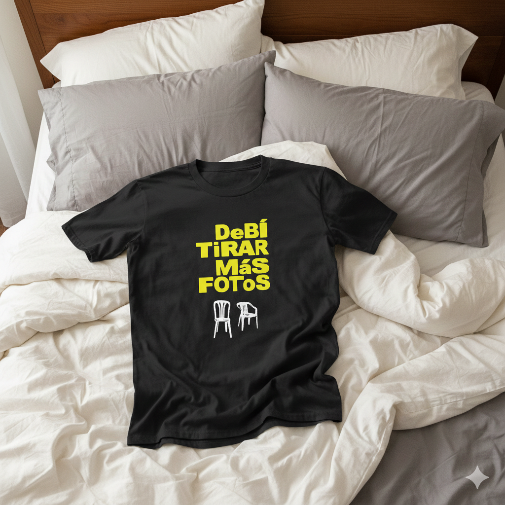 Polera Negra Bad Bunny - Debí Tirar Mas Fotos / Estampada 100% Algodón estilo-6