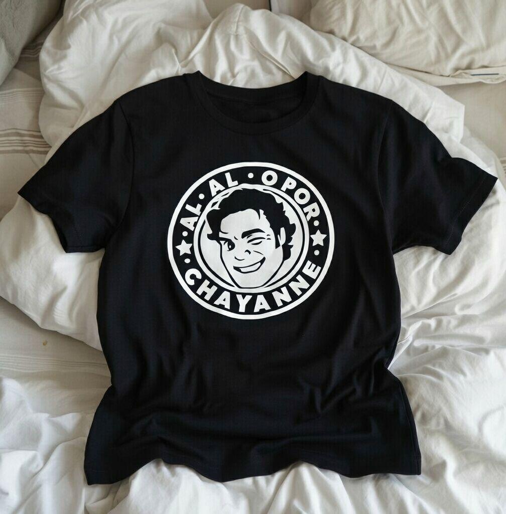 Polera Negra Aprobado por Chayanne Estampada 100% Algodón estilo música-6