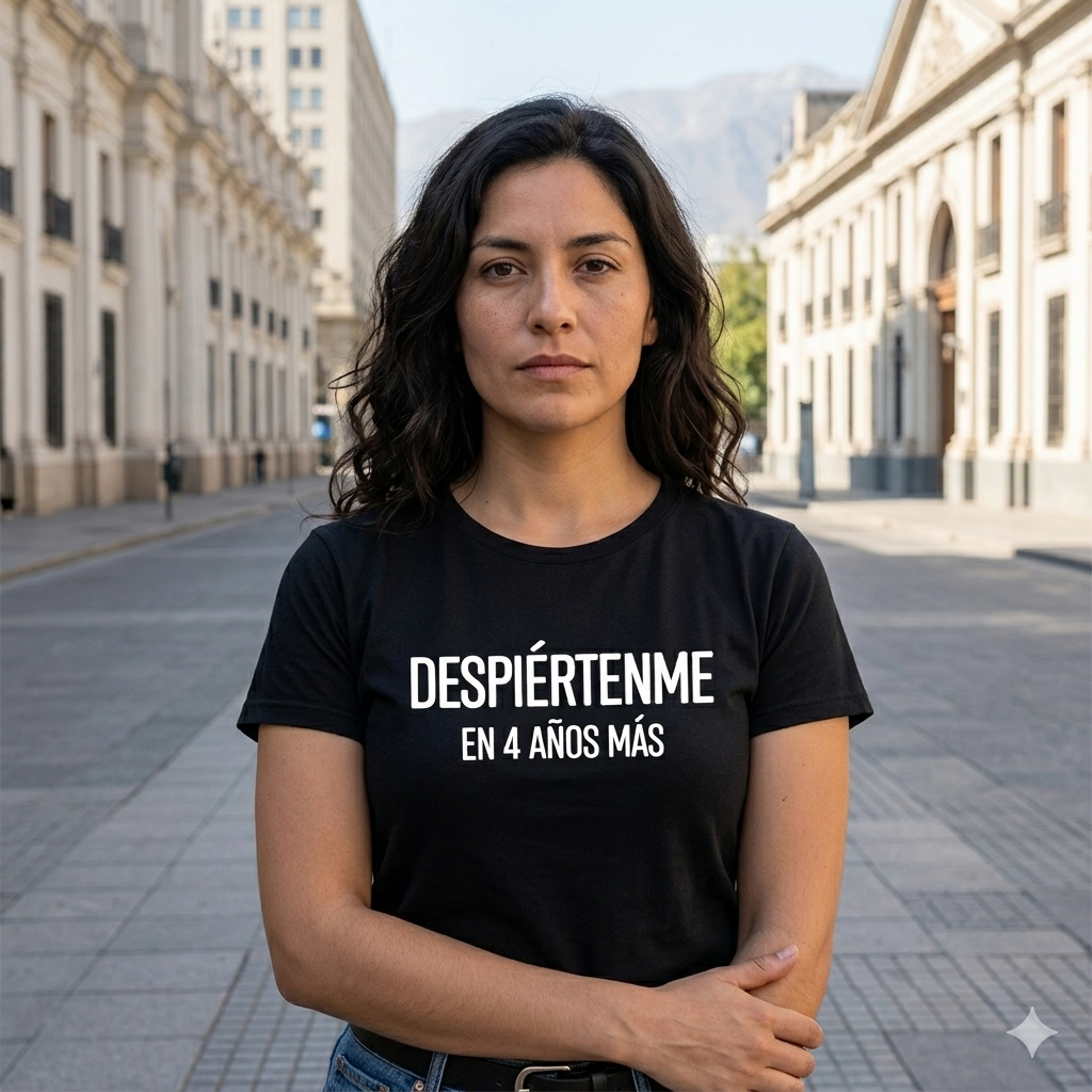 Polera Negra Despiértenme En 4 Años Más Estampada 100% Algodón Estilo-2