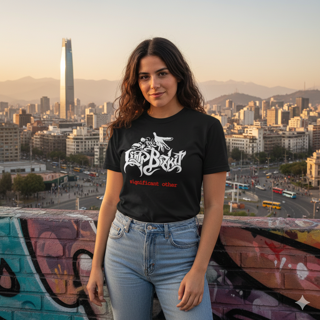 Polera Negra Limp Bizkit Significant Other Estampada 100% Algodón Estilo Rock-3