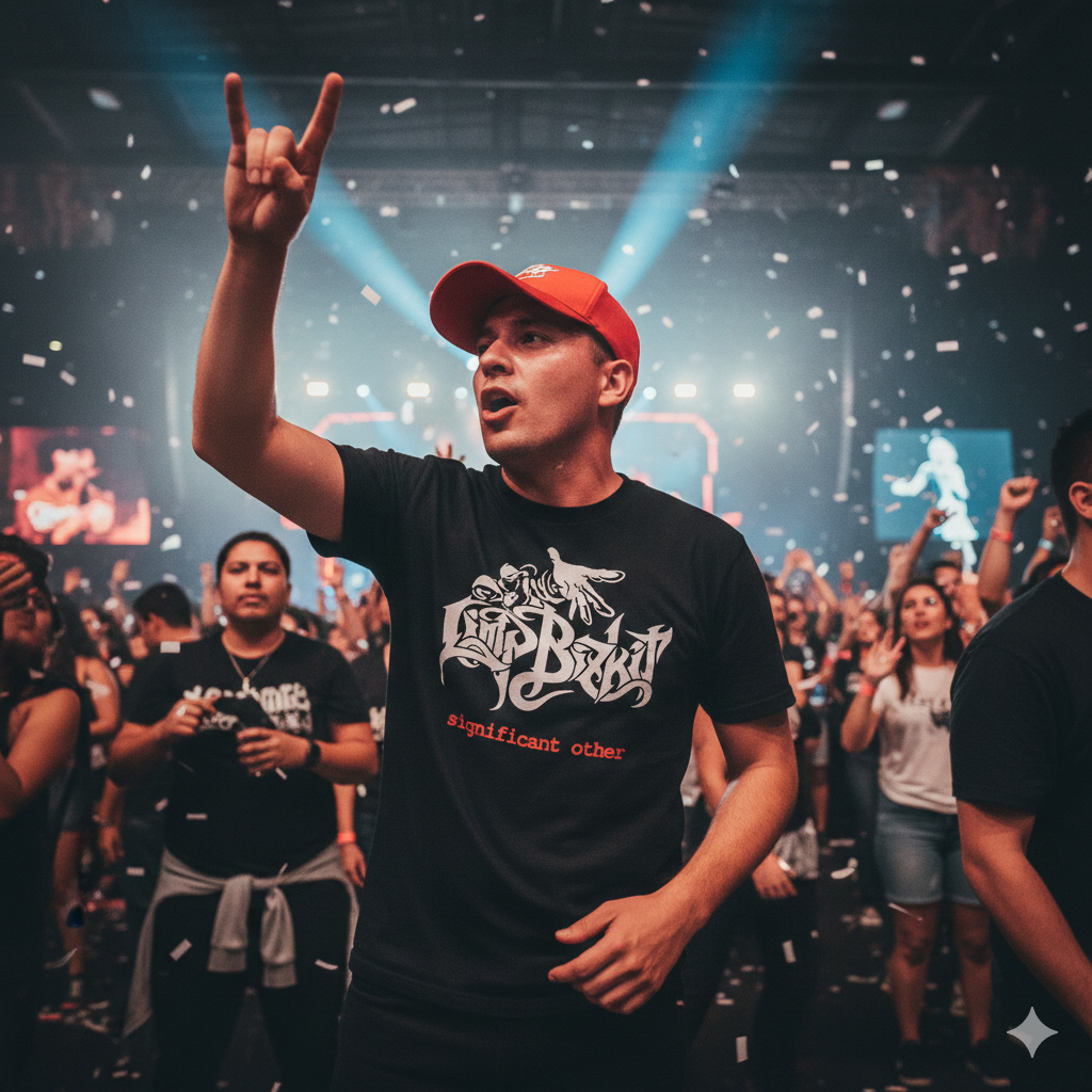 Polera Negra Limp Bizkit Significant Other Estampada 100% Algodón Estilo Rock-4