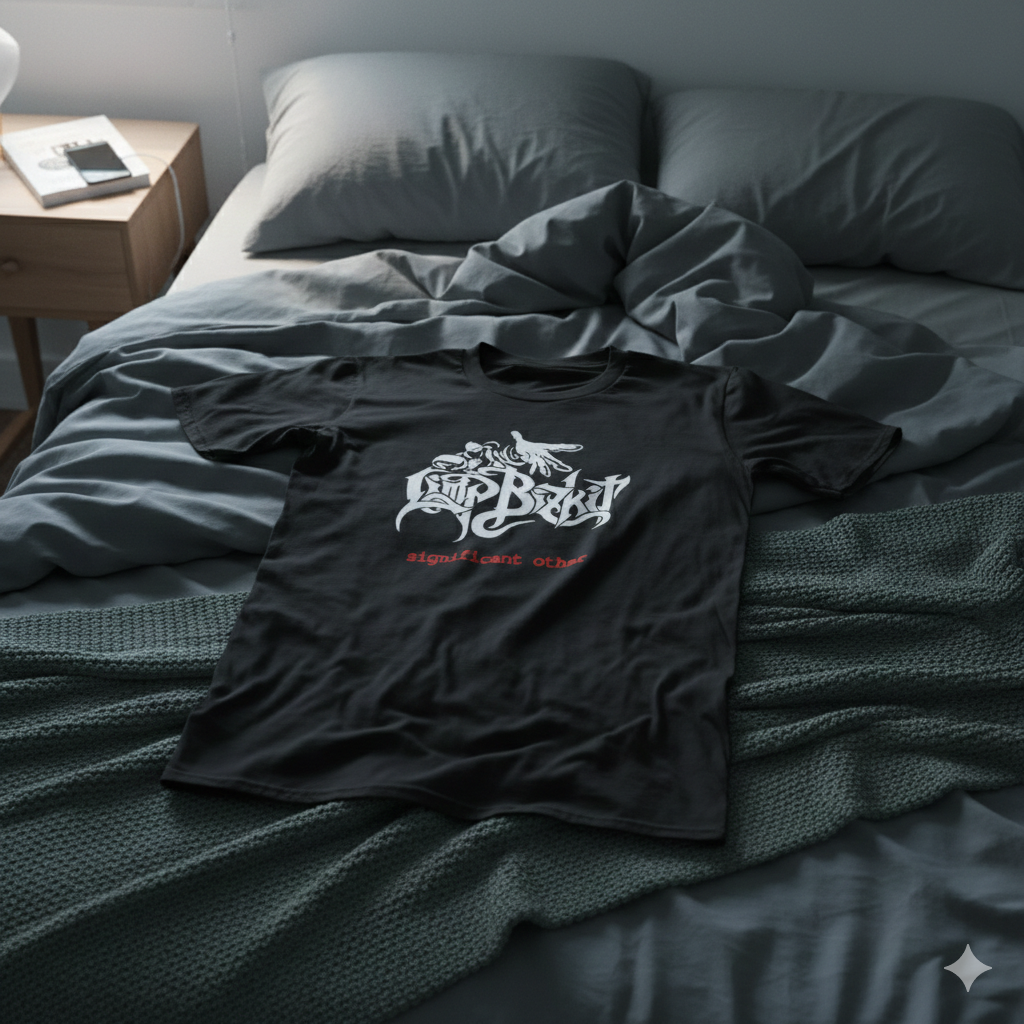 Polera Negra Limp Bizkit Significant Other Estampada 100% Algodón Estilo Rock-6