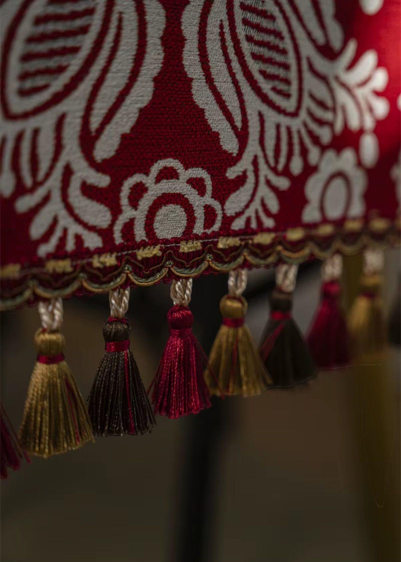 Camino De Mesa de Lino Tejido Con Diseño 35*180cm mod02-2