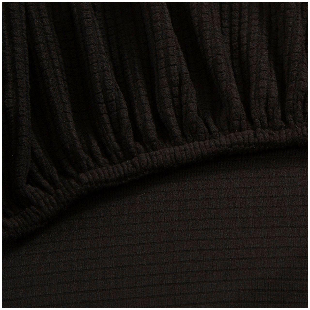 Funda de Futon Negro Cuadrille-2