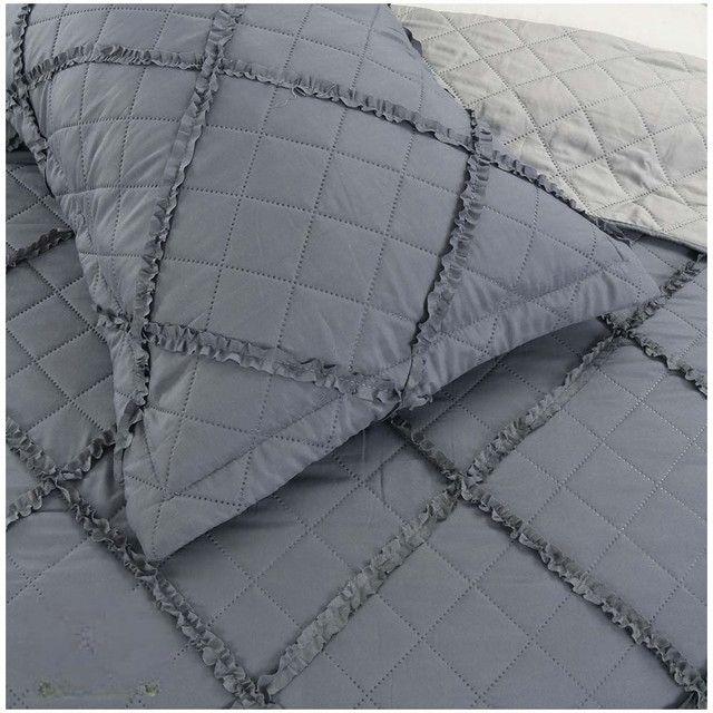 CUBRECAMA PREMIUN QUILT VERANO KING Gris-1