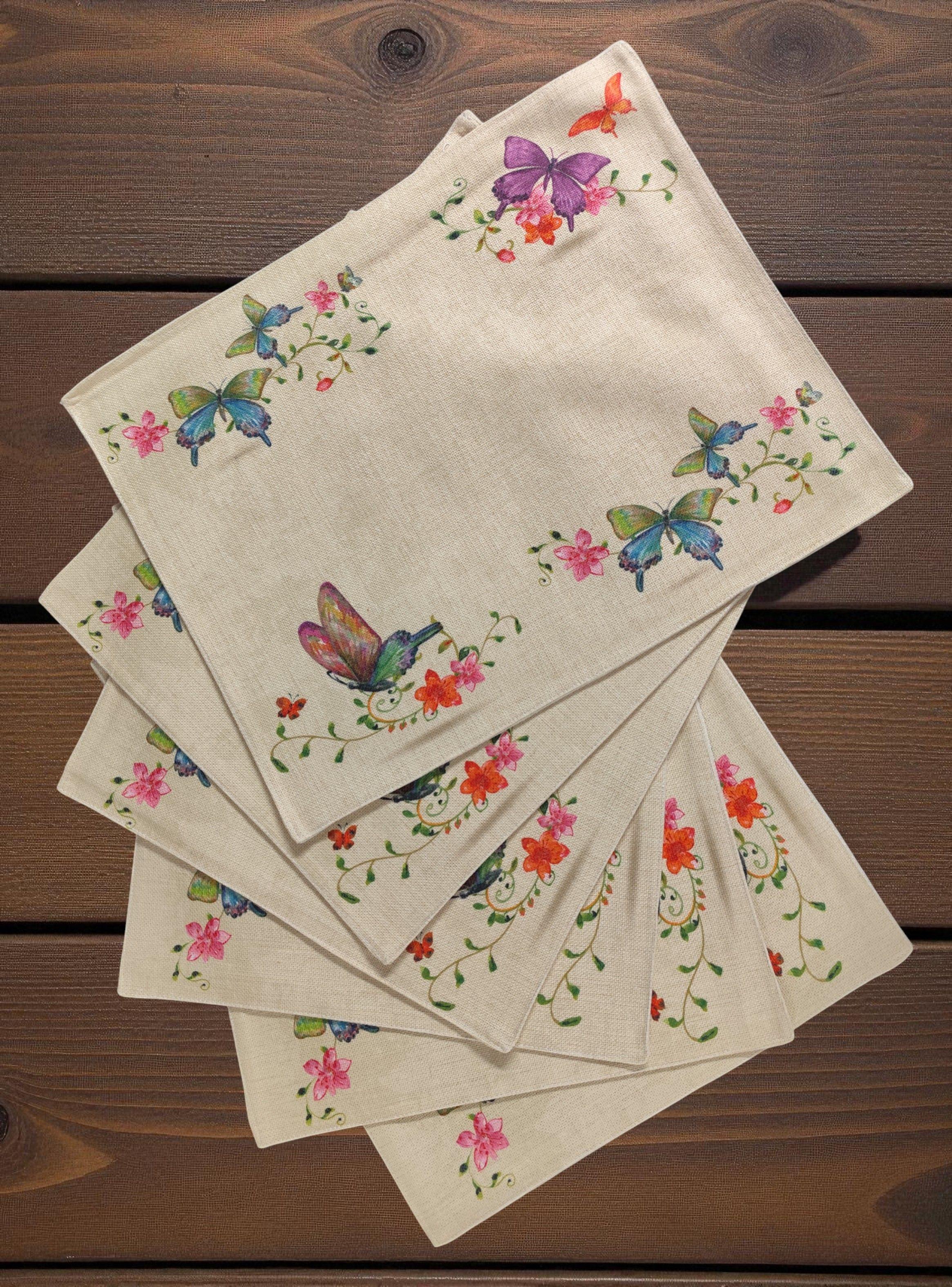 Set 6 Individuales de Lino 35x45 Repelente a Liquido-antimancha md18-2