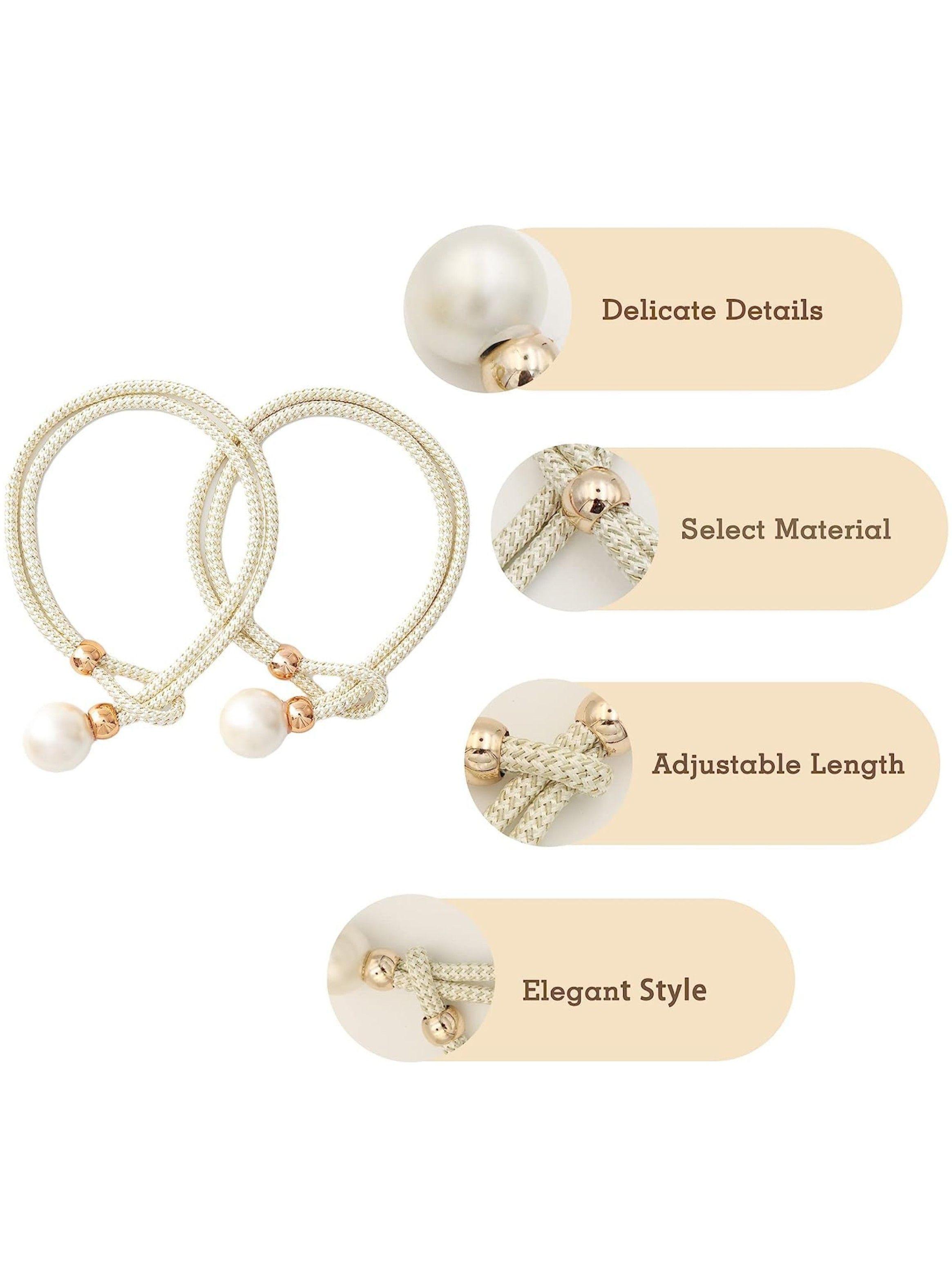 Pack De 02 Sujetadores Para Cortinas - Bola Beige-3