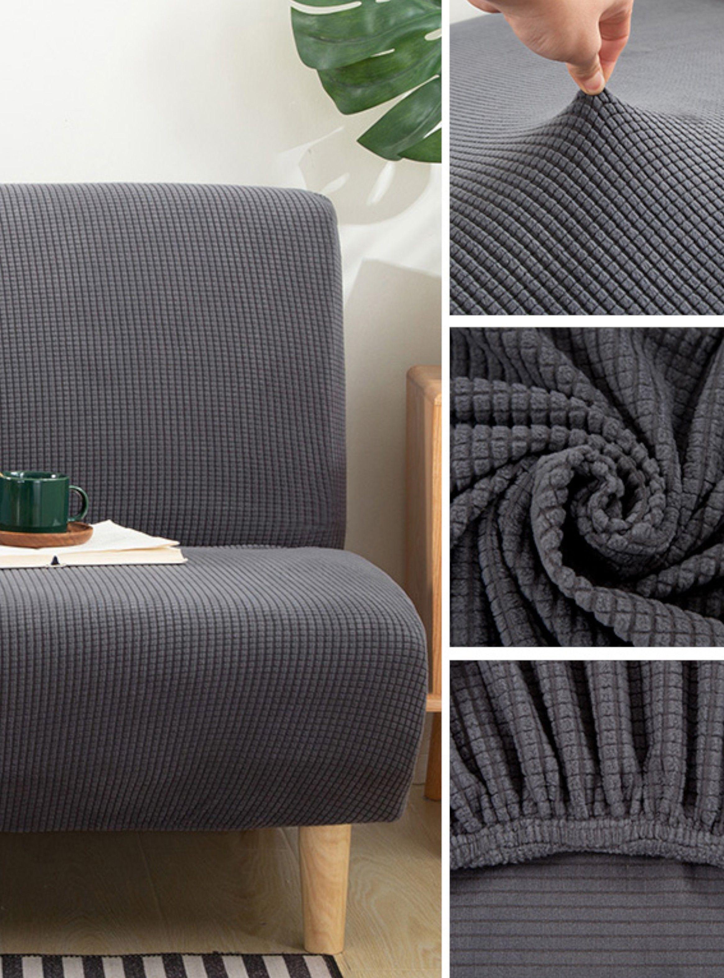 Funda de Futon Gris Cuadrille-2