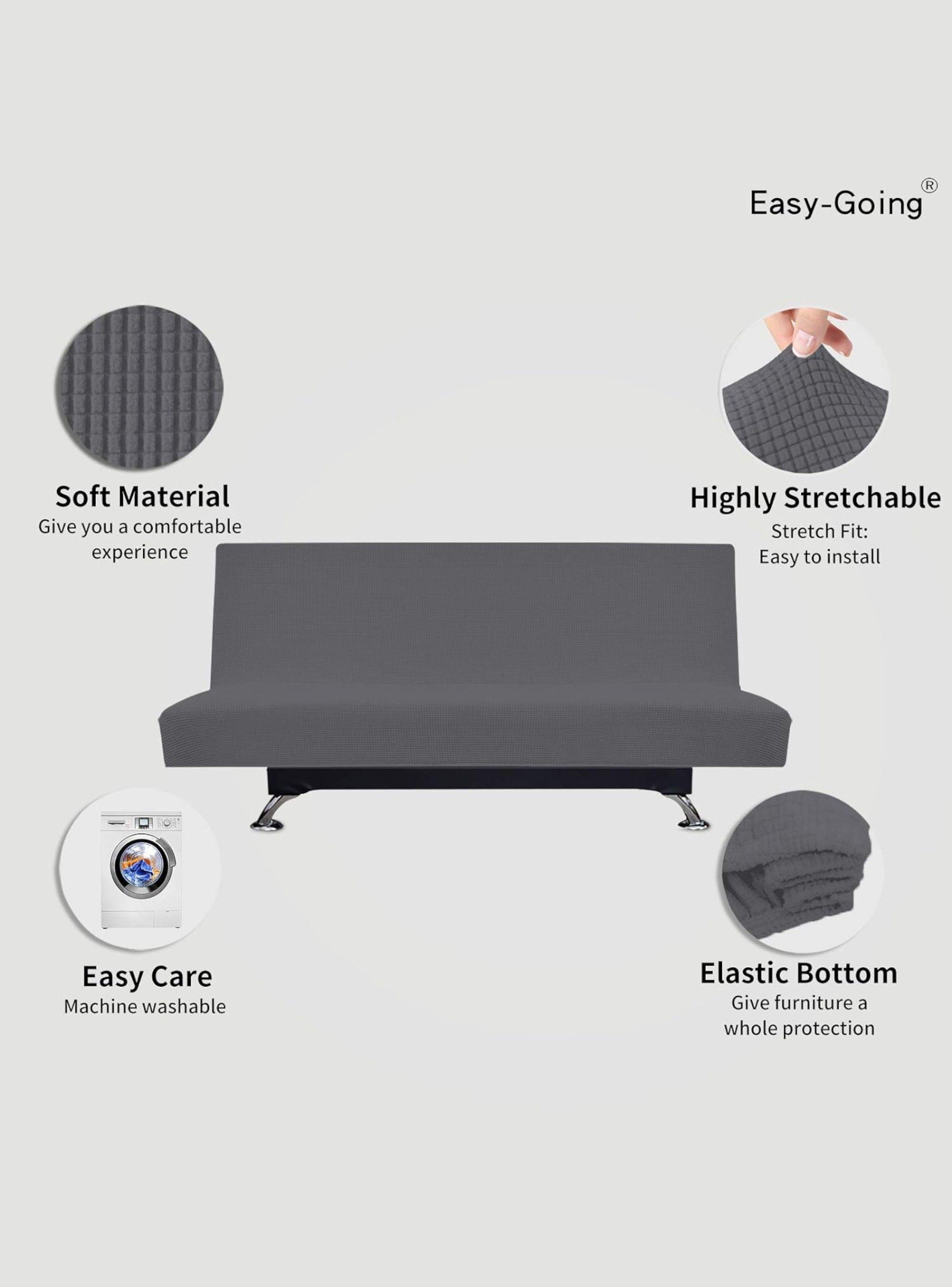 Funda de Futon Gris Cuadrille-3