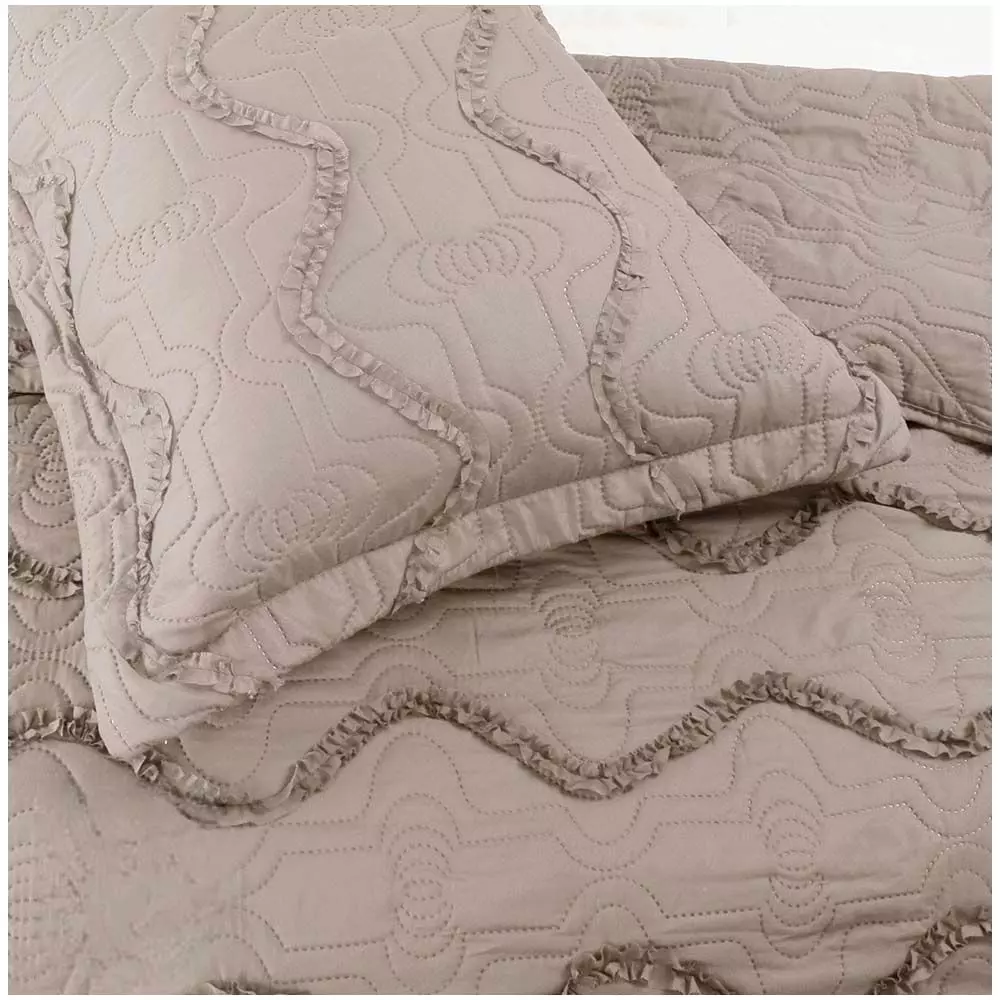 CUBRECAMA PREMIUN QUILT VERANO 2 PLAZAS Arena-1