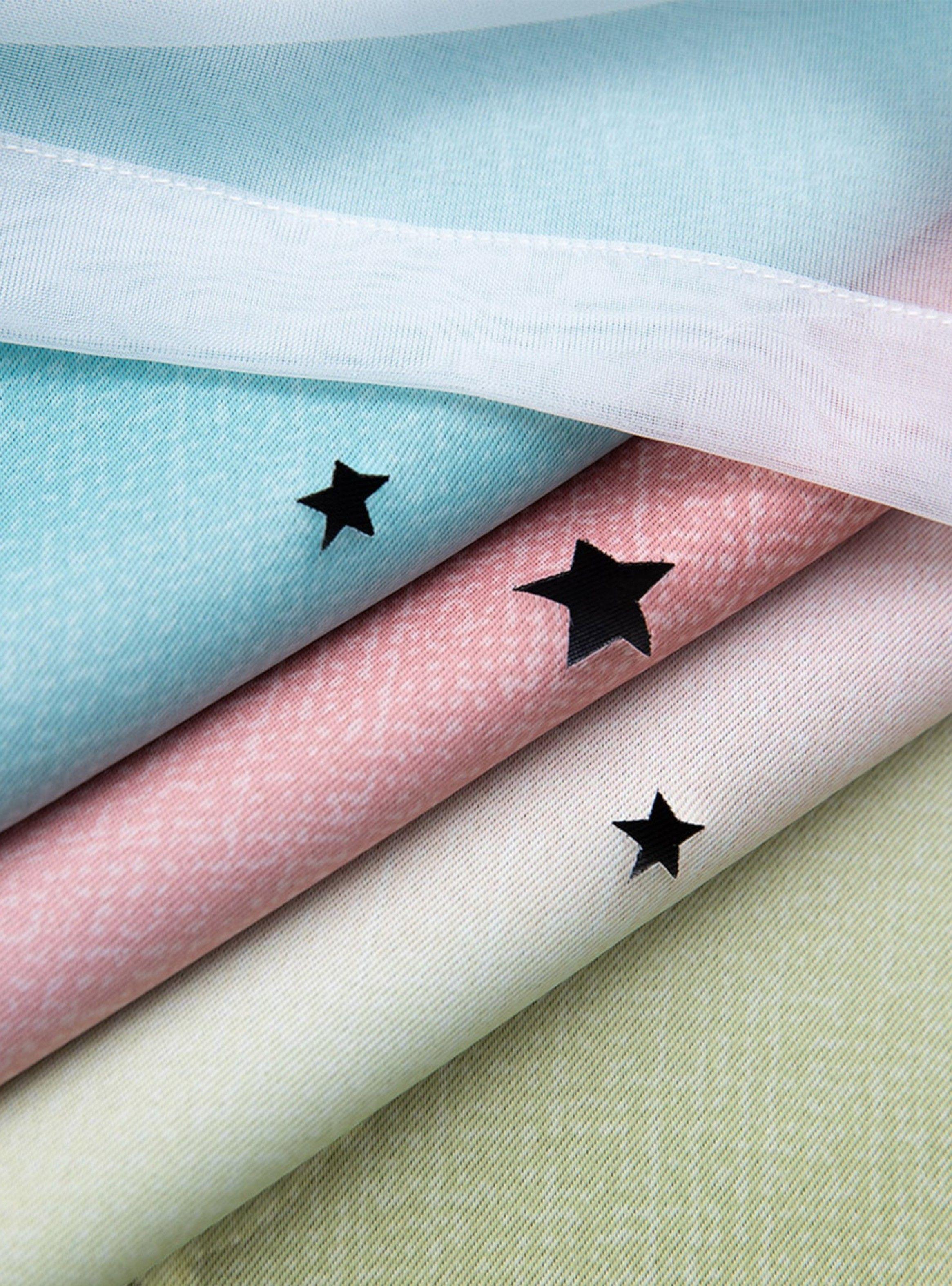 Cortinas Blackout con Destellos de Luz Estrella MultiLila-1