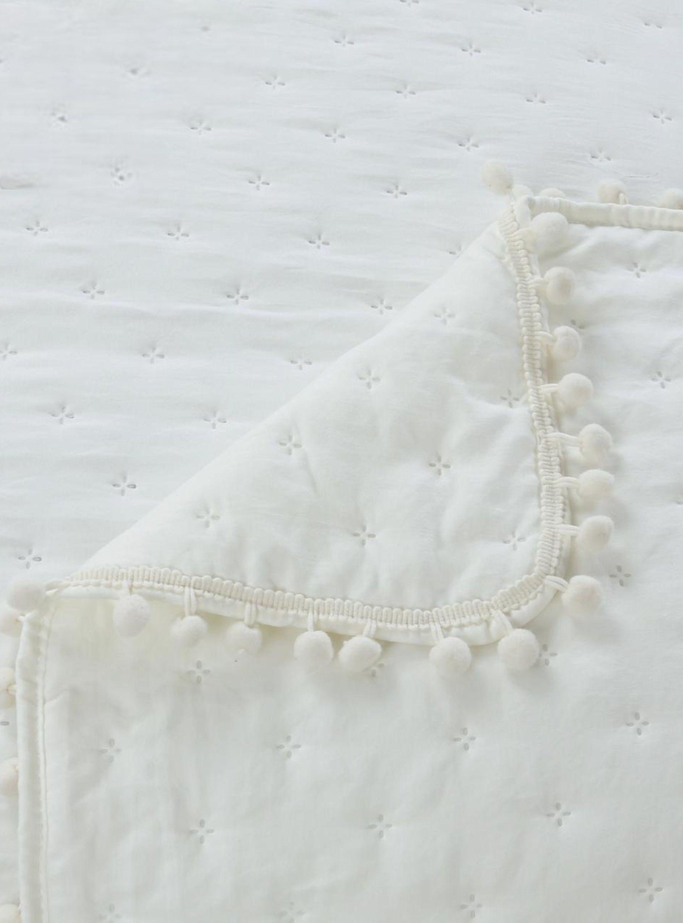 Cubrecama de Algodon 1.5 plazas Beige claro-2