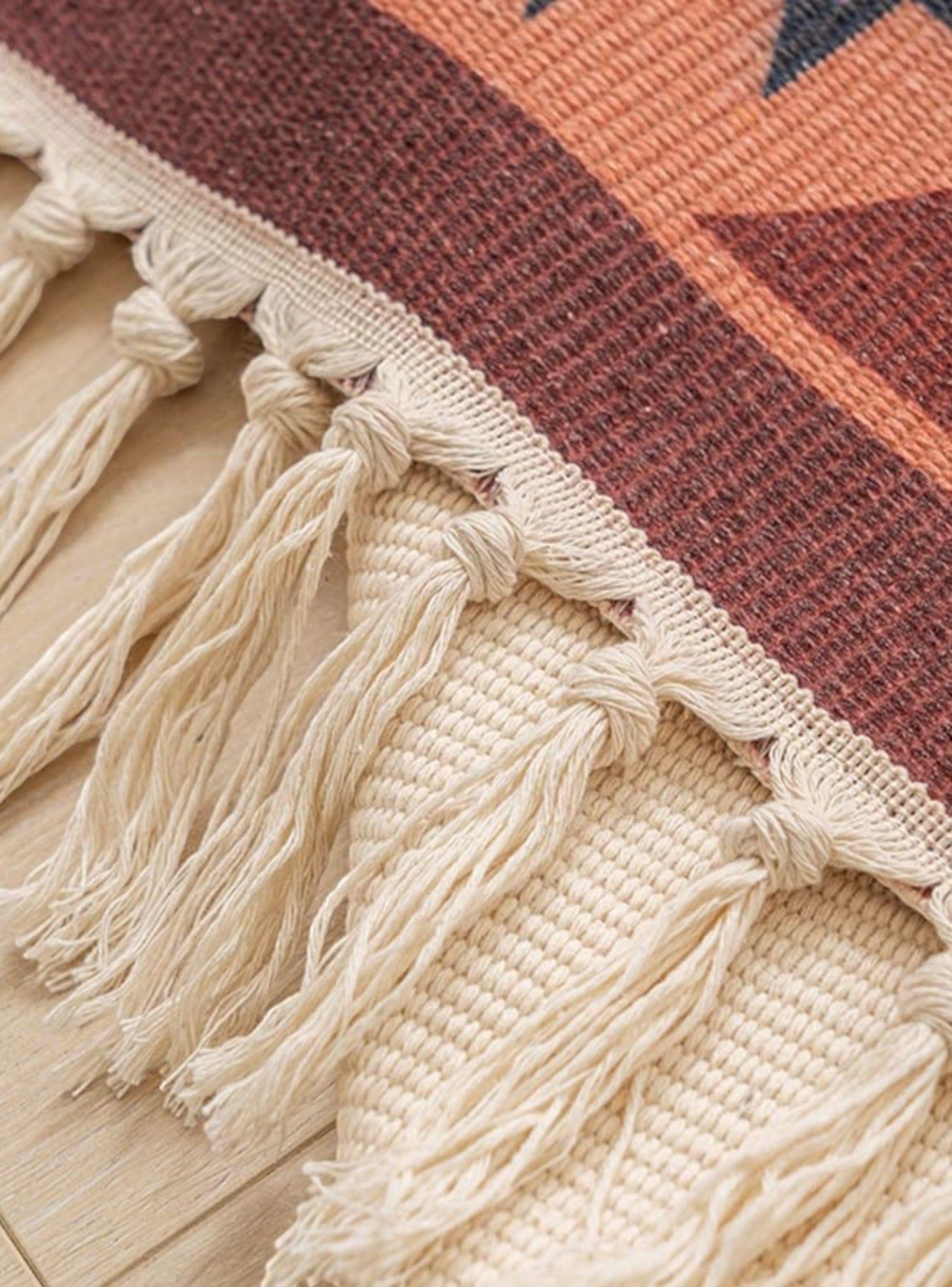 Alfombra bohemia de estilo etnico 180x200 cm-05-2