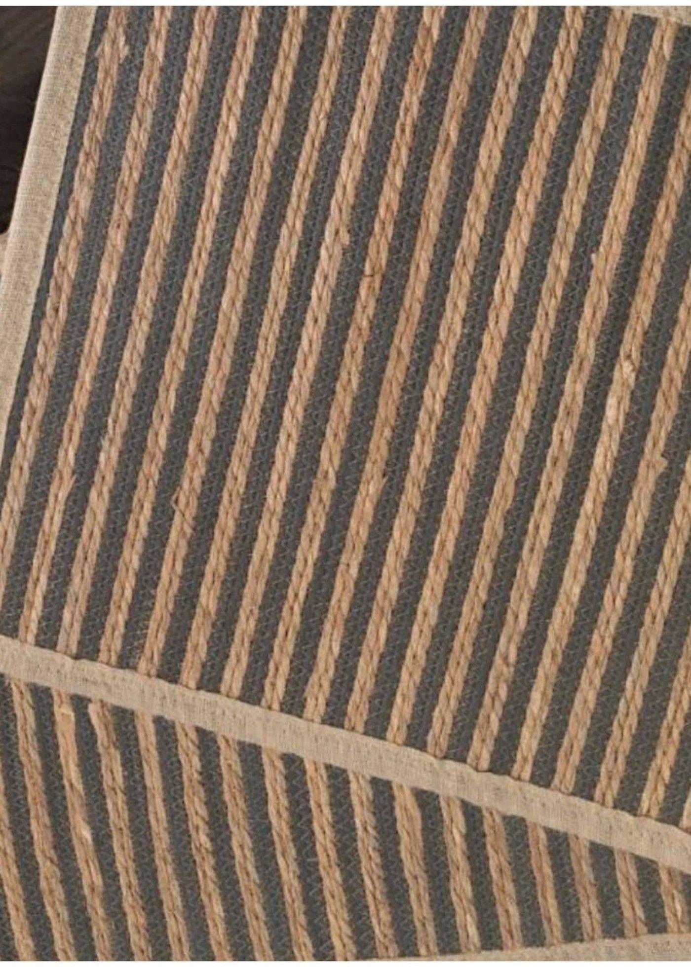 Alfombra de pasillo hecha a mano de yute de tejido 60x180 cm-2