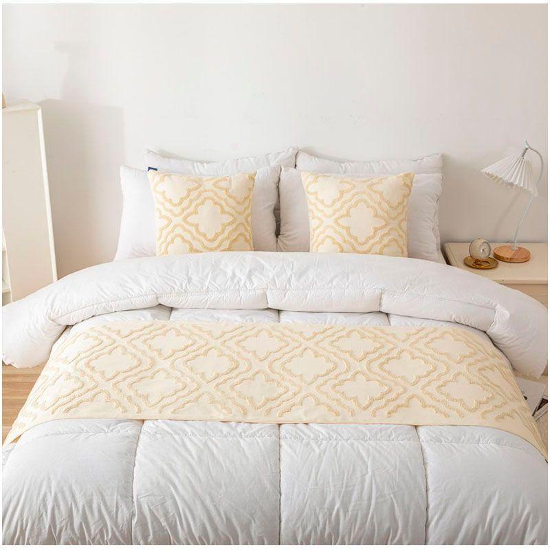 Piecera de Algodon con bordados 60*210 _ 02 Fundas de cojin-0