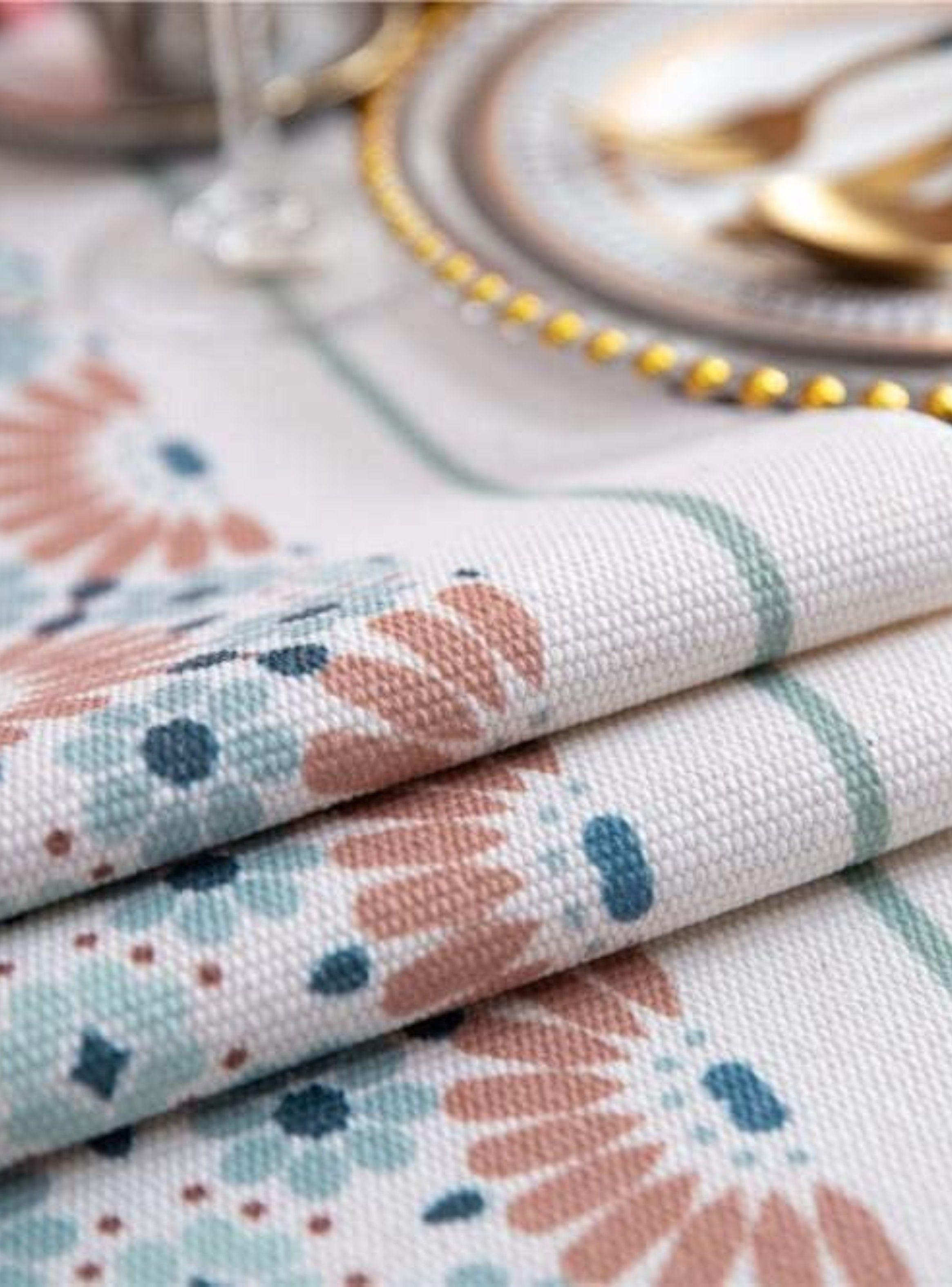 Set de Camino de mesa 35x180cm + 06 Individuales 7 piezas mod08-3