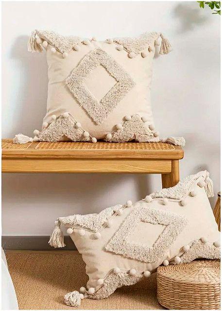 Pack de 02 Fundas De Cojin Diseño Boho 45x45 Cm mod05-2