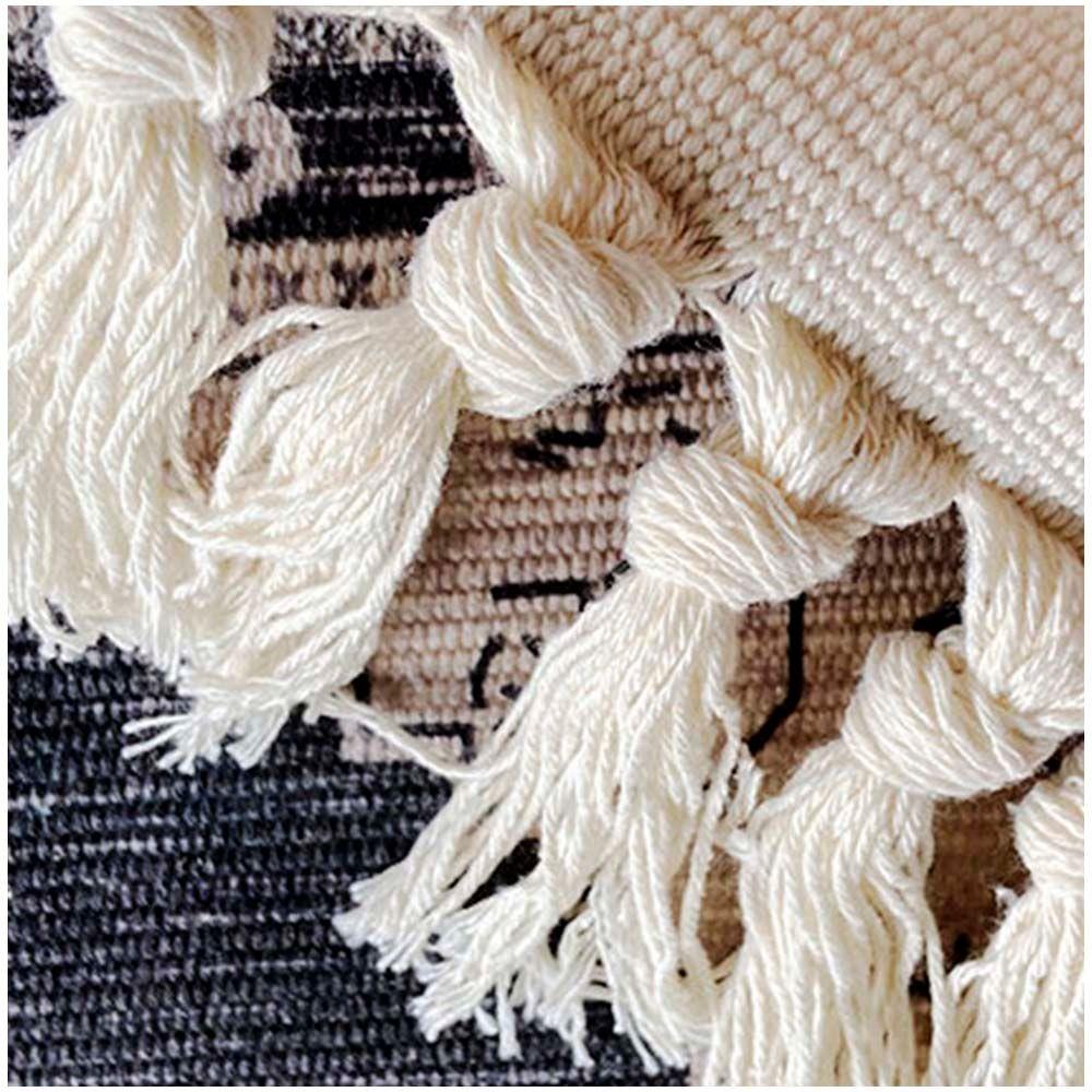 Alfombra bohemia de estilo etnico 180x200 cm-10-1