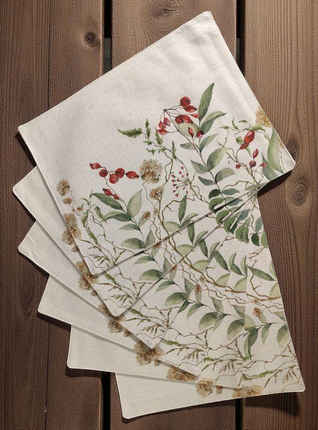 Set 6 Individuales de Lino 35x45 Repelente a Liquido-antimancha md15-2