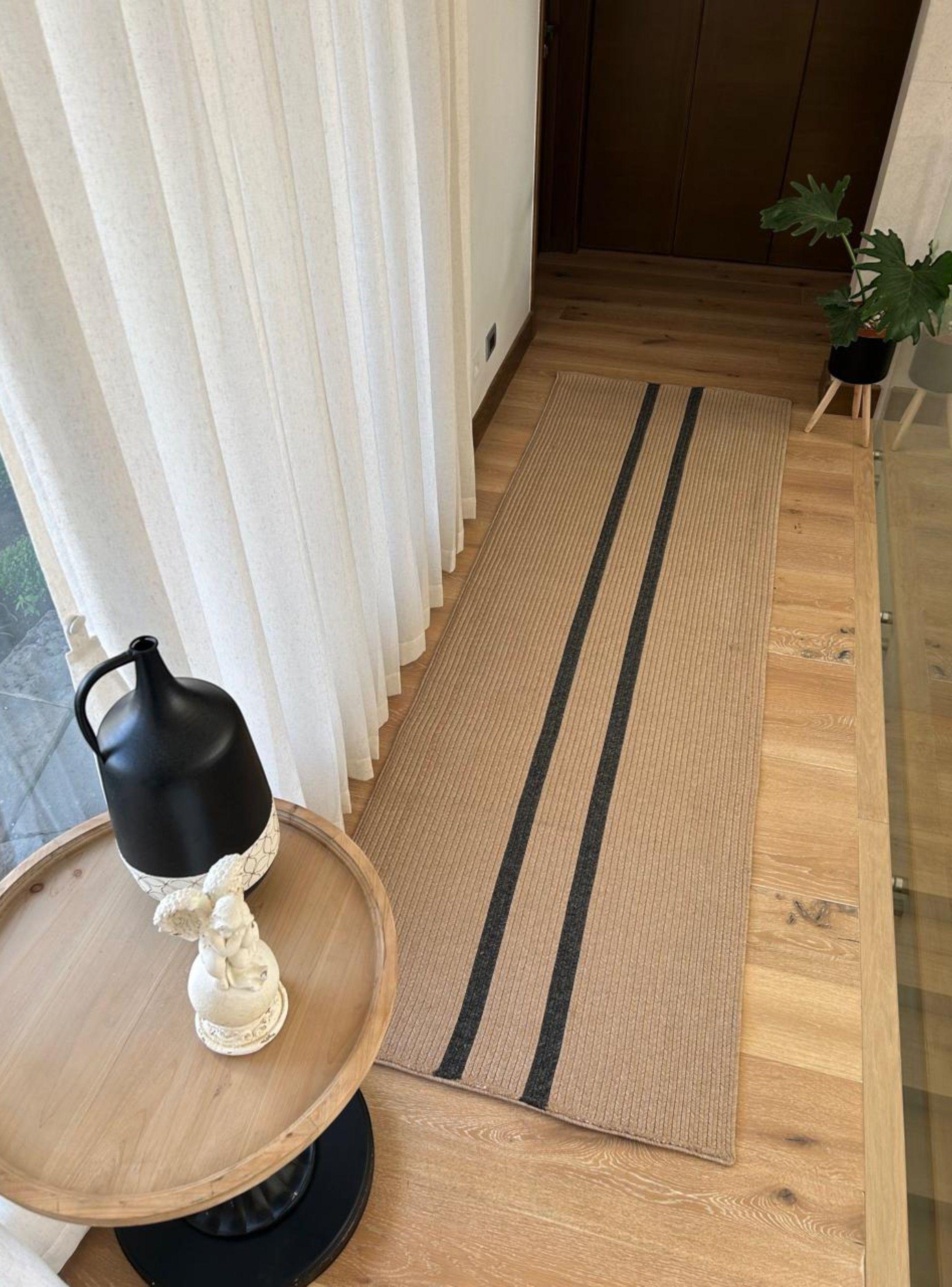 Alfombra Premiun de pasillo hecha a mano de Polipropileno 90x280 cm-1