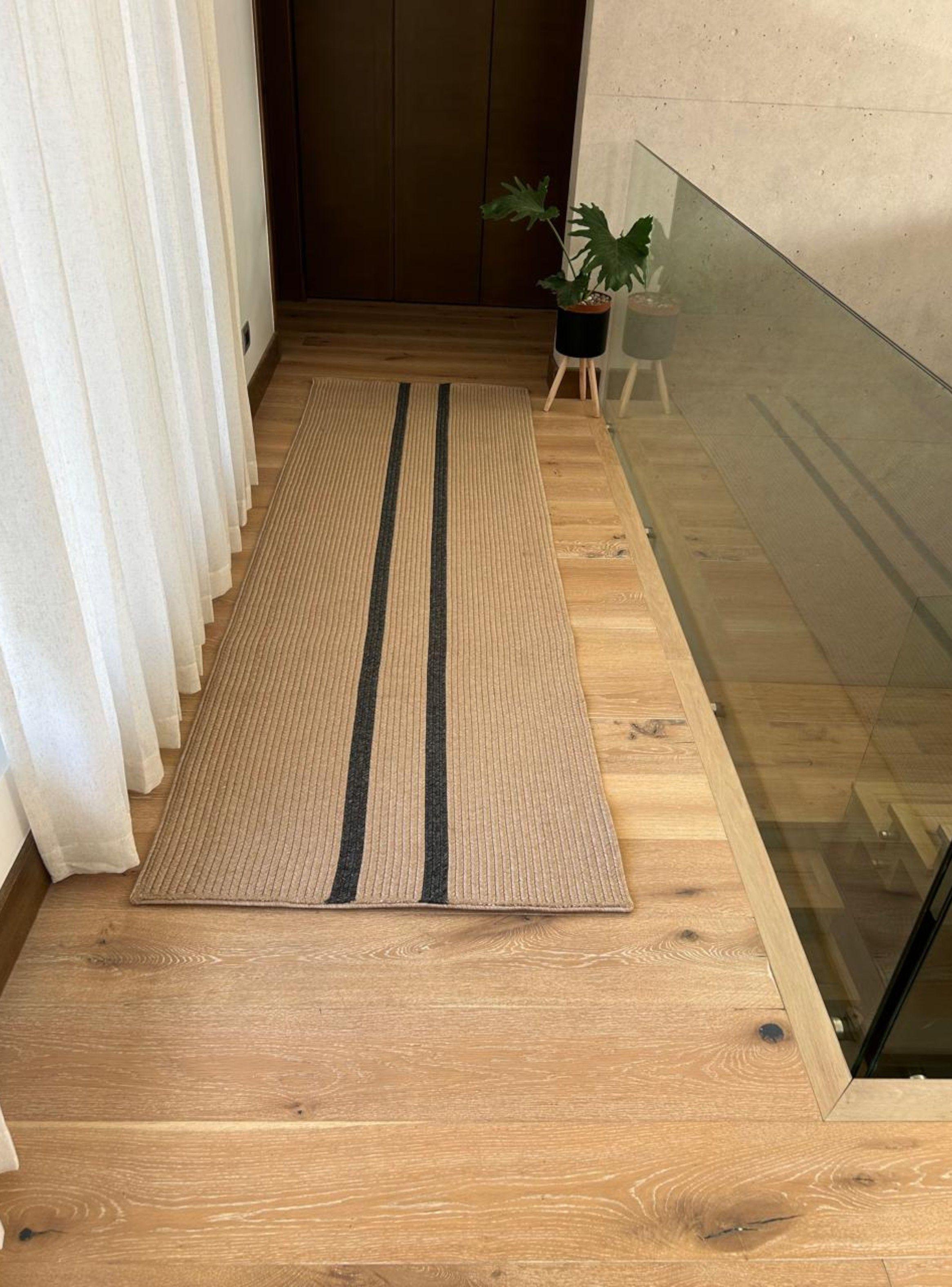 Alfombra Premiun de pasillo hecha a mano de Polipropileno 90x280 cm-4