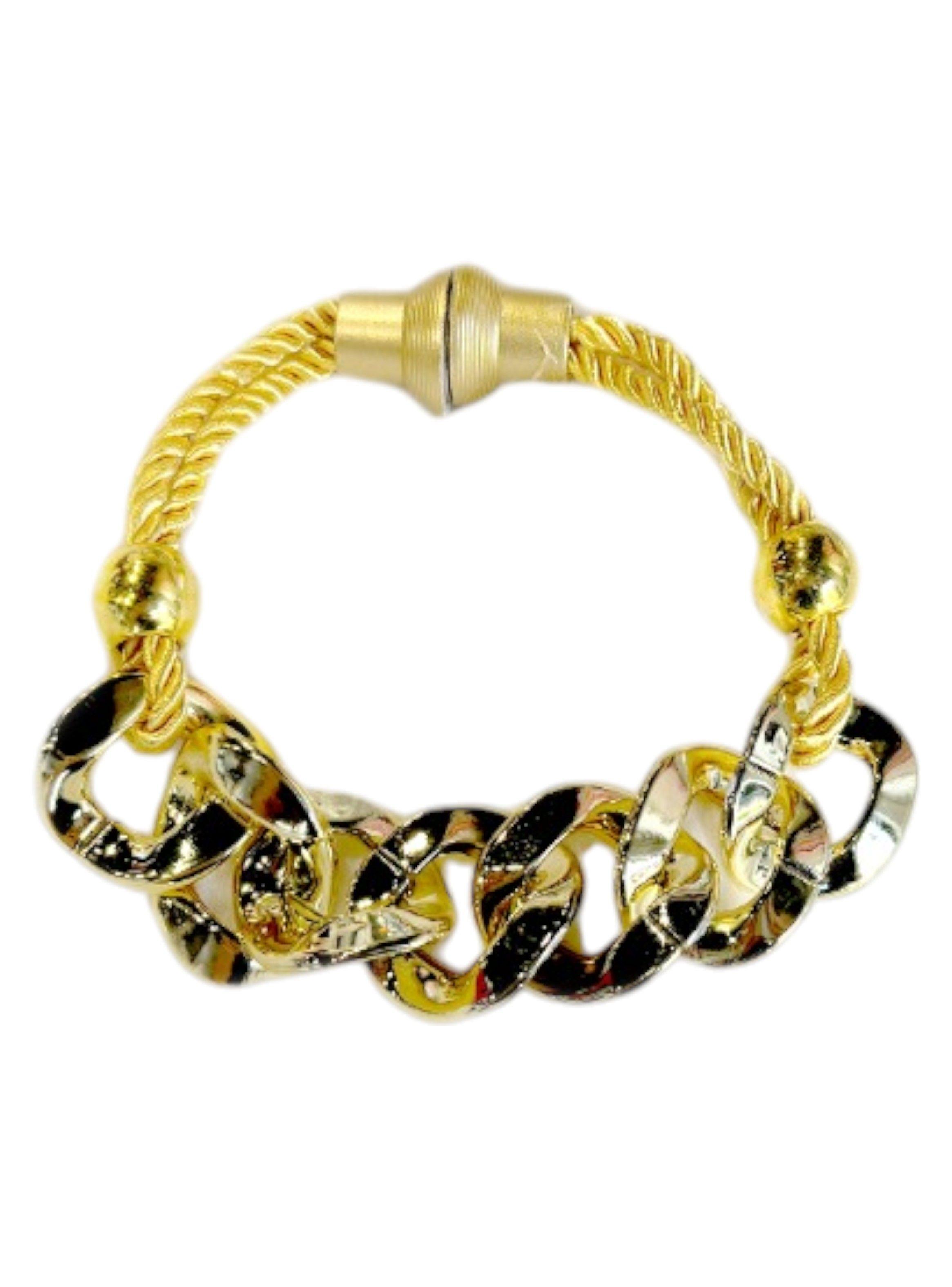 Pack De 02 Sujetadores Cadena Magnéticas Para Cortinas Dorado-2