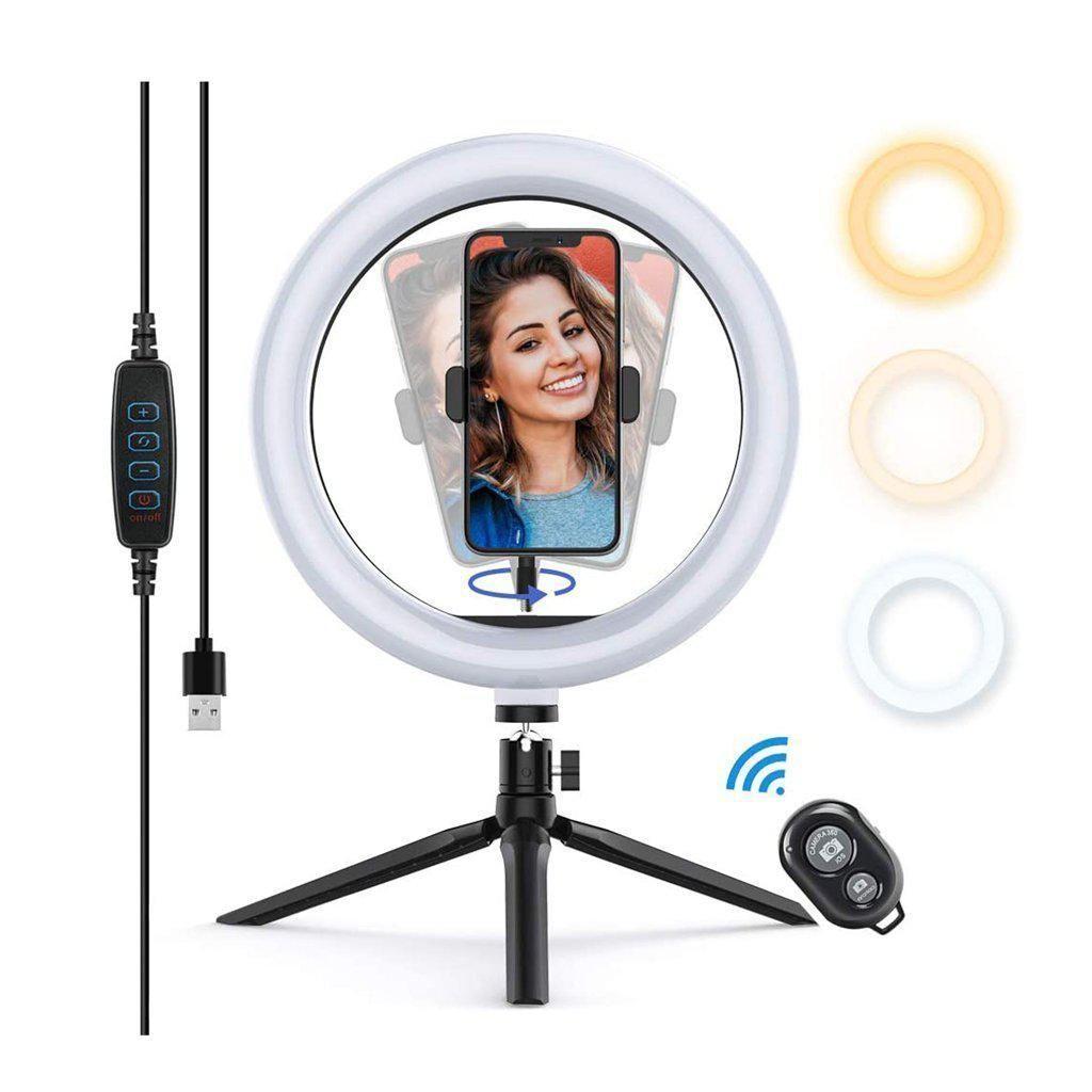 Aro de Luz 26 cm de escritorio.-3