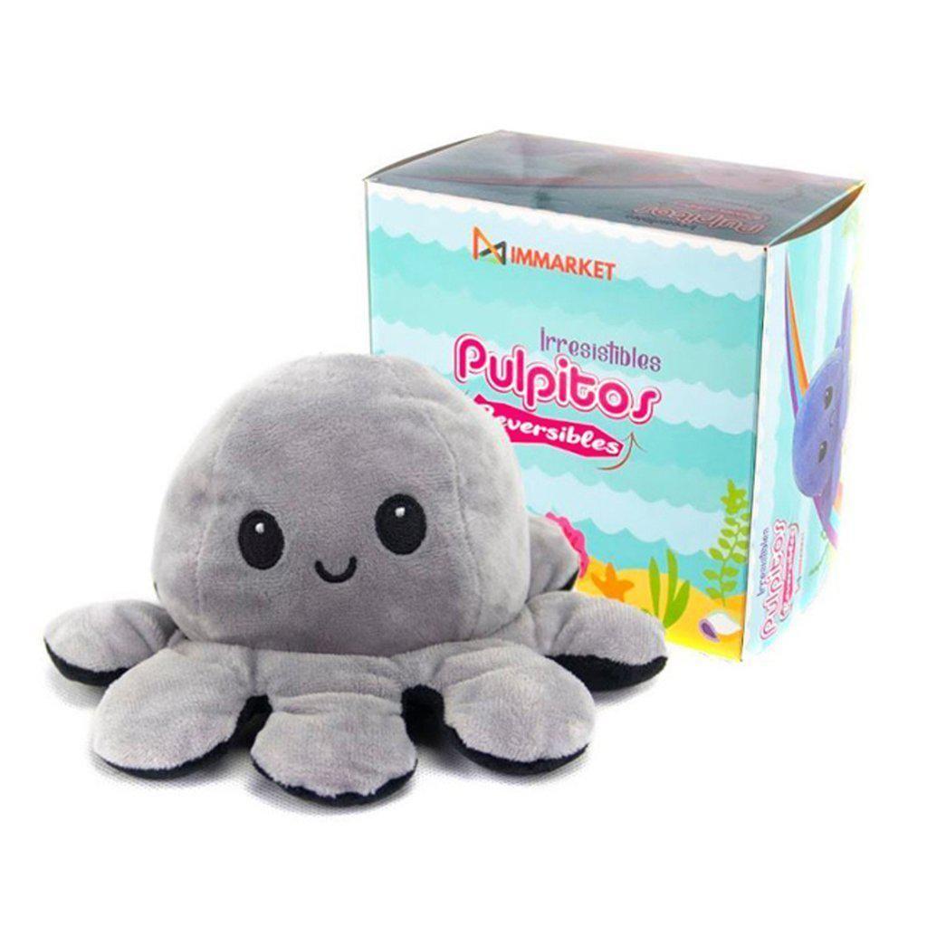 Pulpo reversible Gris-Negro.-0