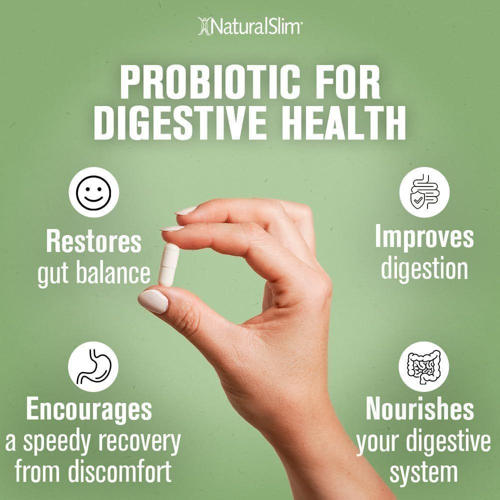 NaturalSlim Good Flora Probiotico salud digestiva Flora apoyo inmunologico Lactobacilus-5