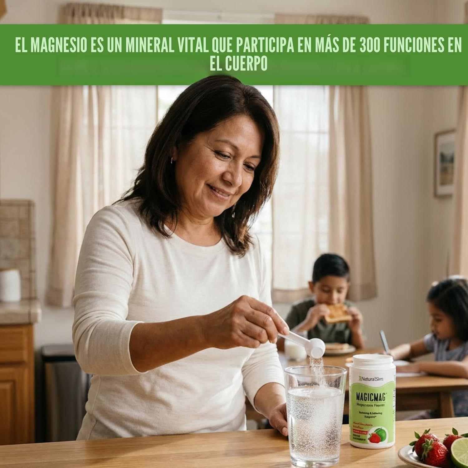 NaturalSlim Magicmag Polvo de citrato de magnesio puro para estres mejora del sue o y estre imiento-4