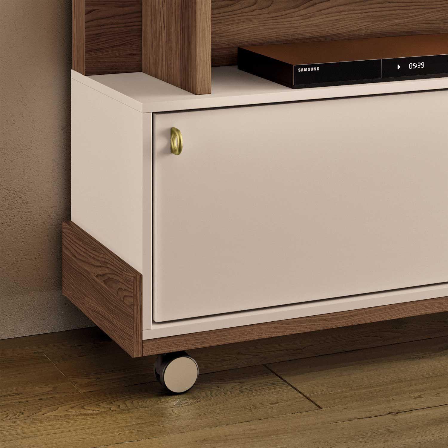 Home TV Amberes 1.8 75" Castaño / Off White-3