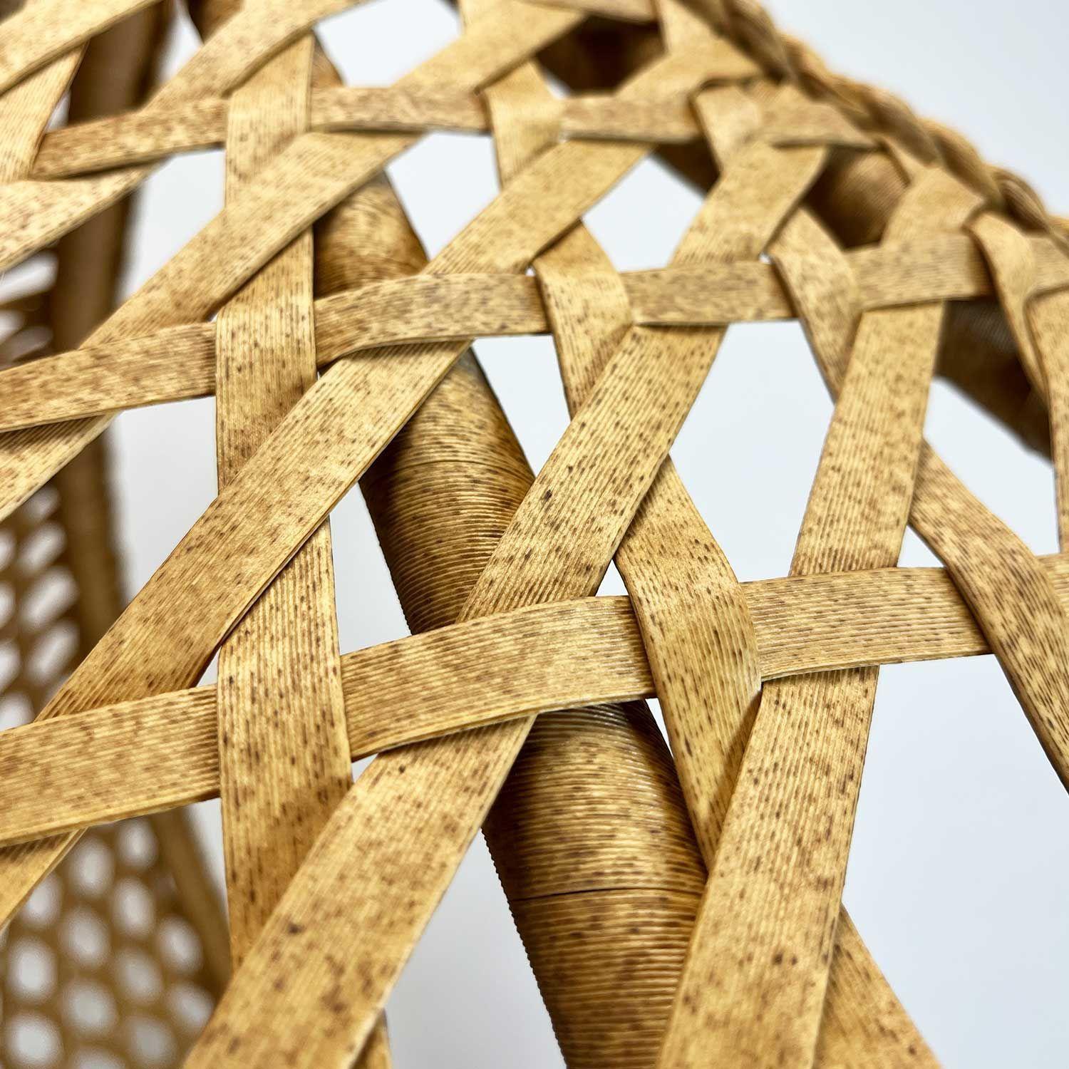 Silla Colgante Hawái M Caramelo Cojín Café-4