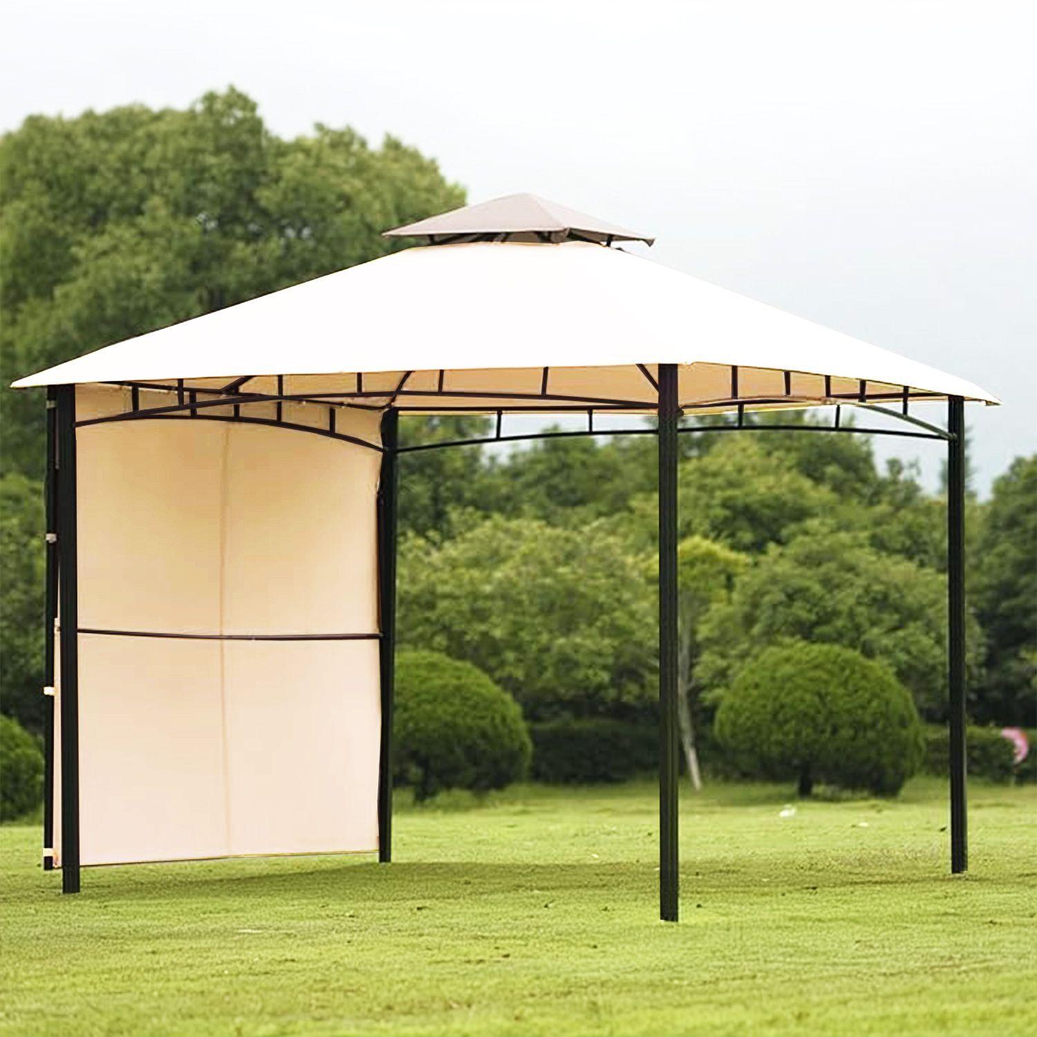 Pérgola con Lateral 3x3mt Marfil-4