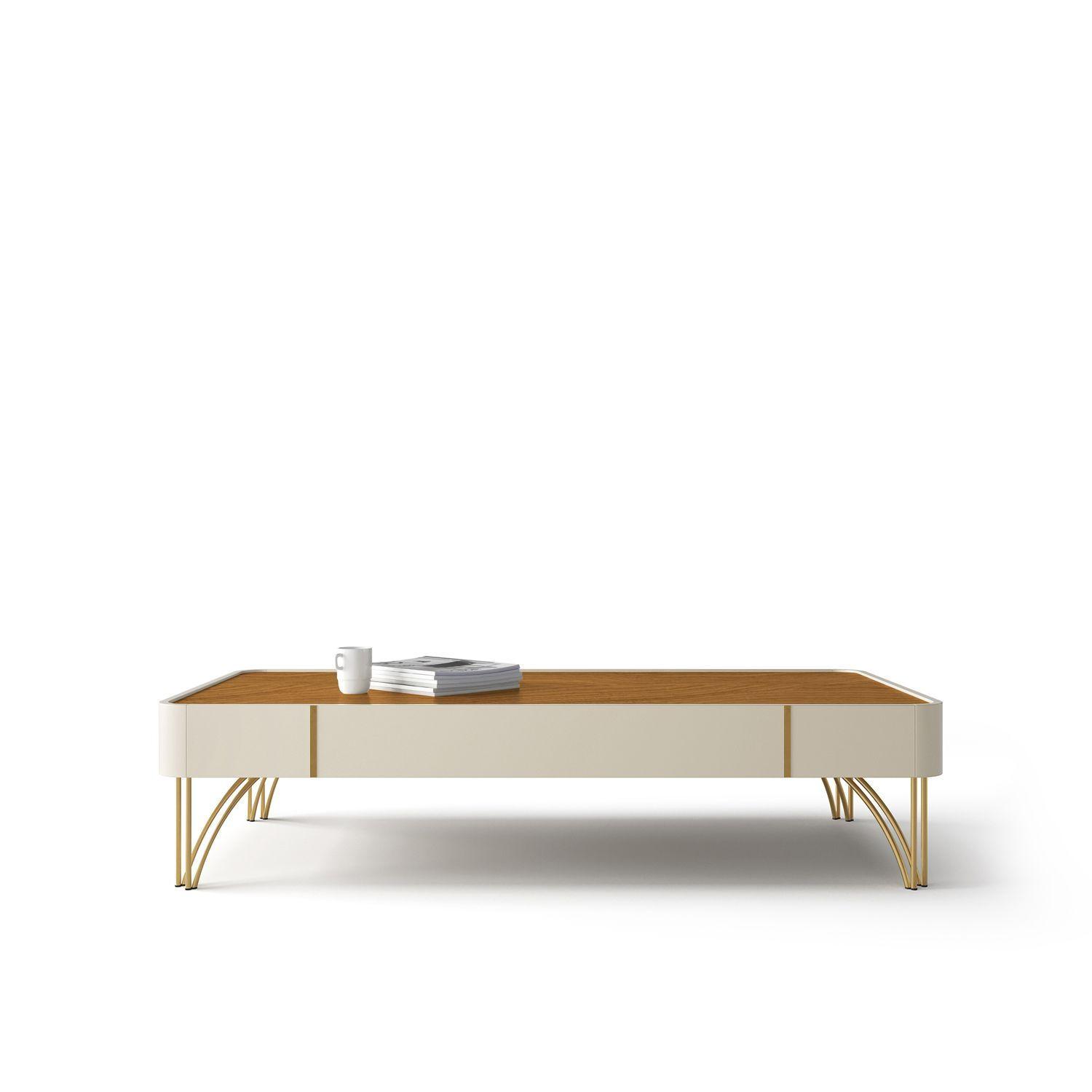 Mesa de centro Doncella Off white Cinamomo-4