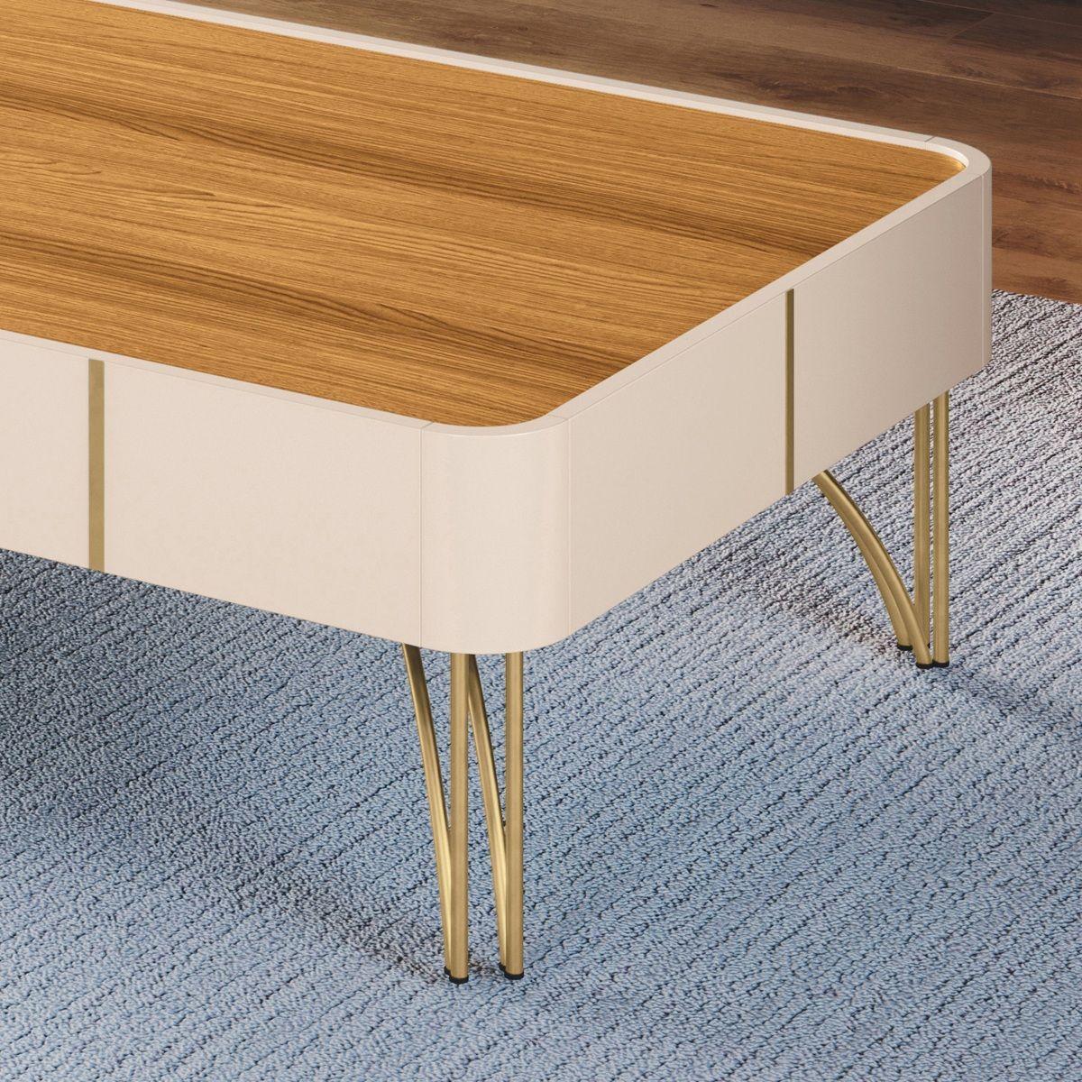 Mesa de centro Doncella Off white Cinamomo-5