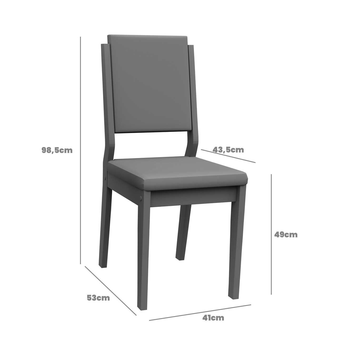 Juego de Comedor Arezzo 6 Sillas Felpa Caf 80 x 90 x 160 cm-5