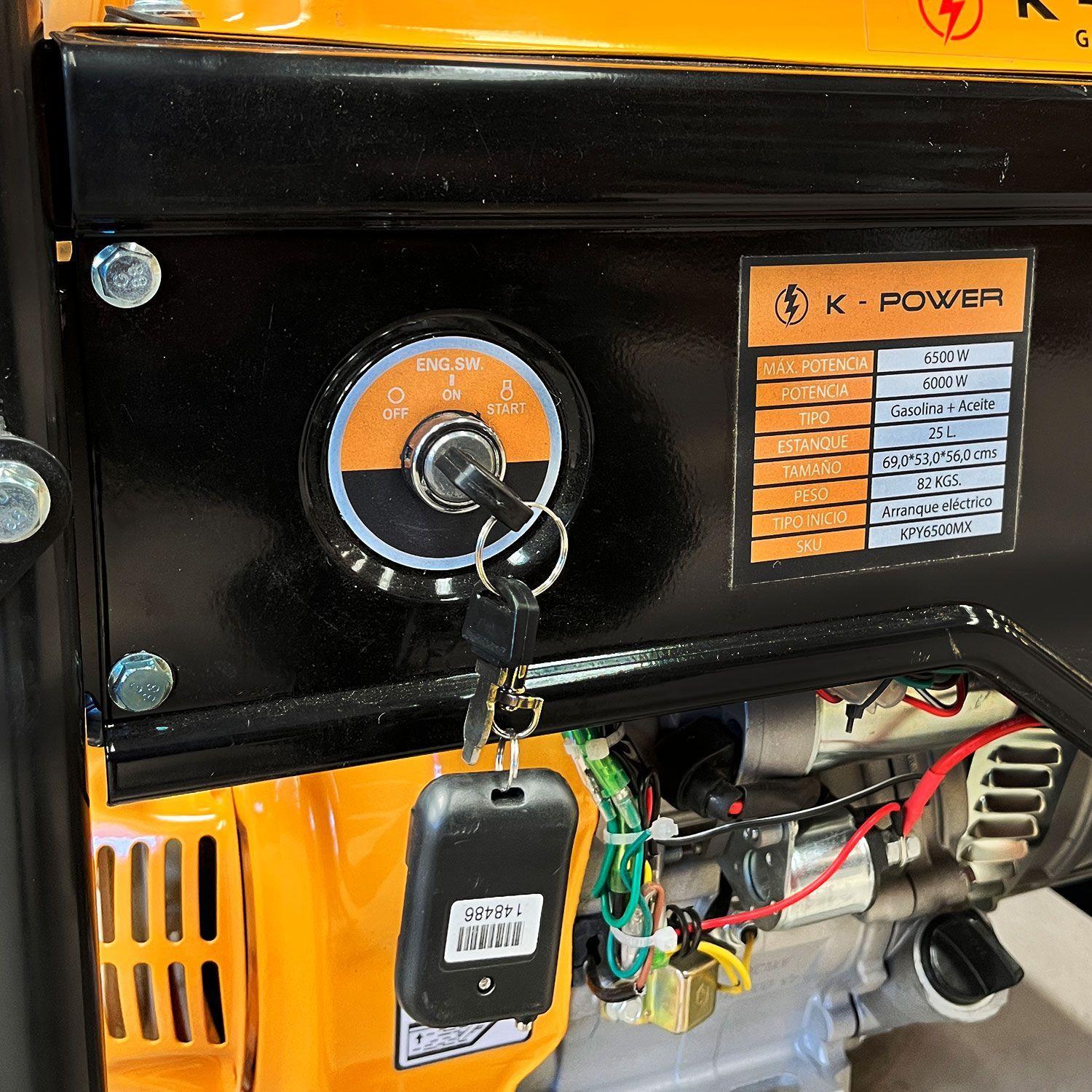 GENERADOR GASOLINA 6500-4