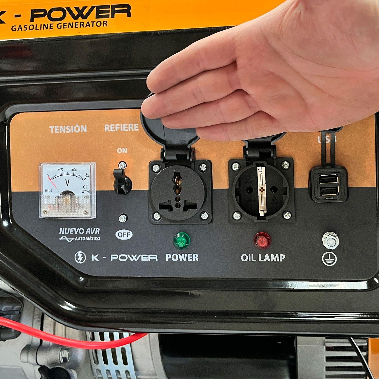 GENERADOR GASOLINA 6500-4