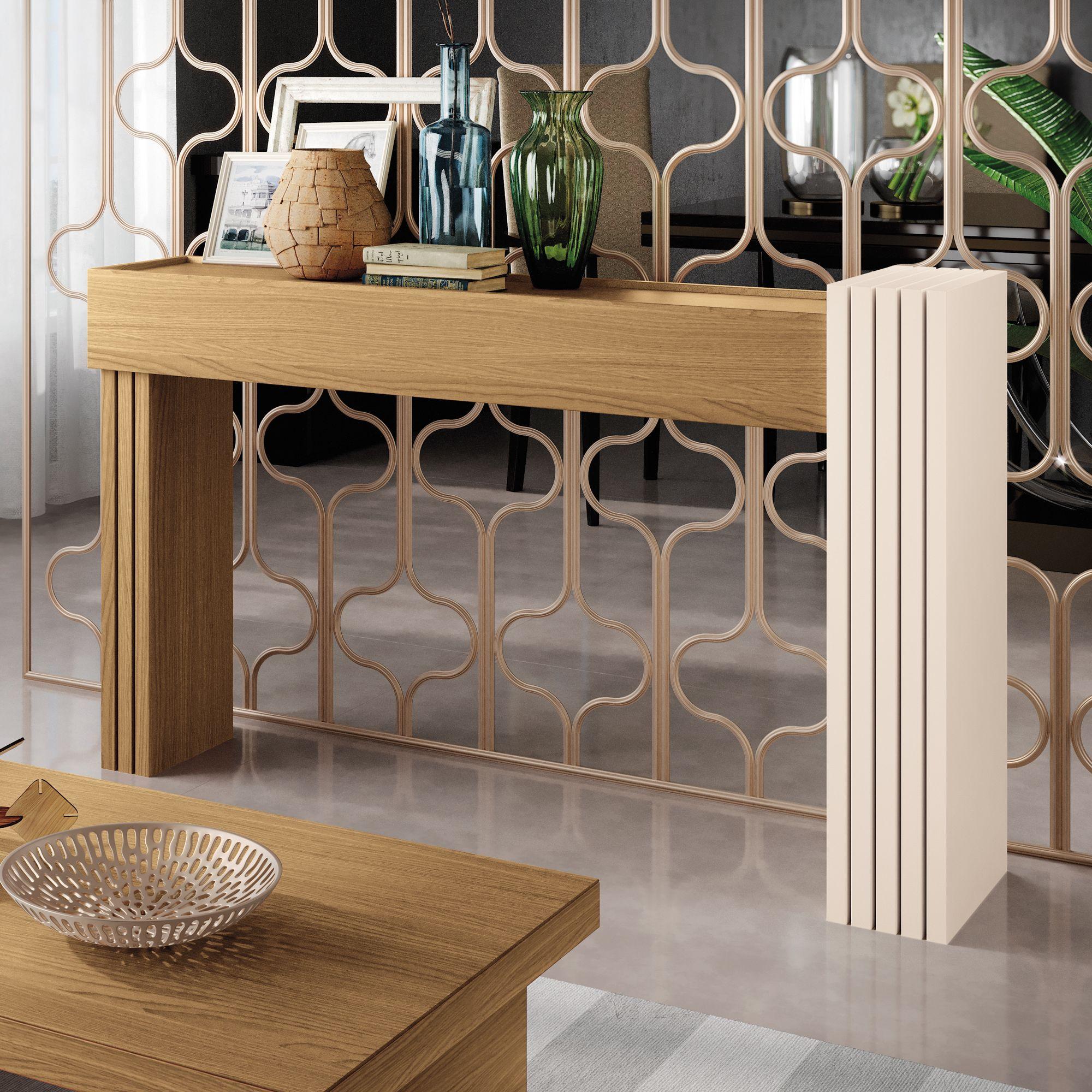 Arrimo Trento Freijo-Off White 129x80x30 cm-2