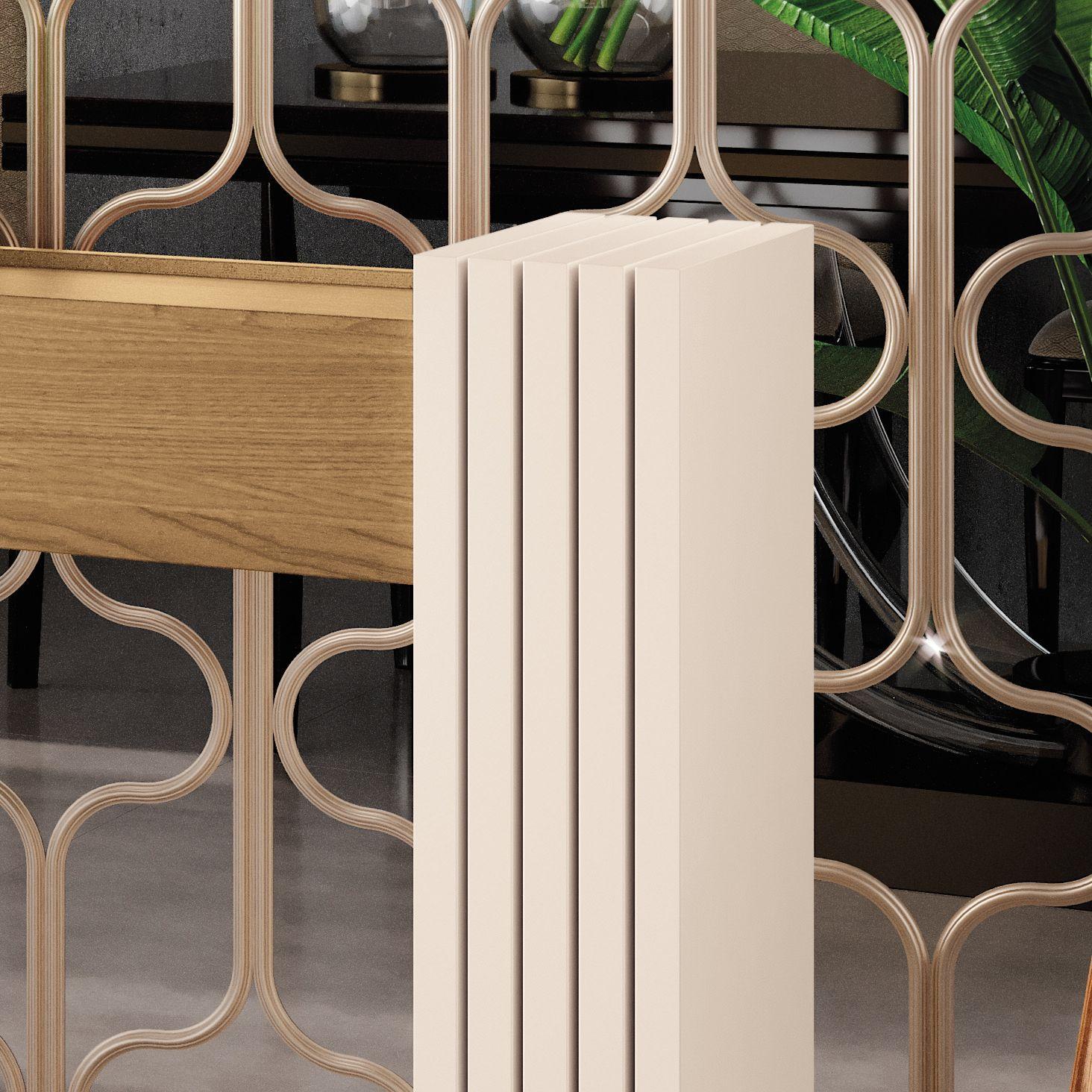 Arrimo Trento Freijo-Off White 129x80x30 cm-4