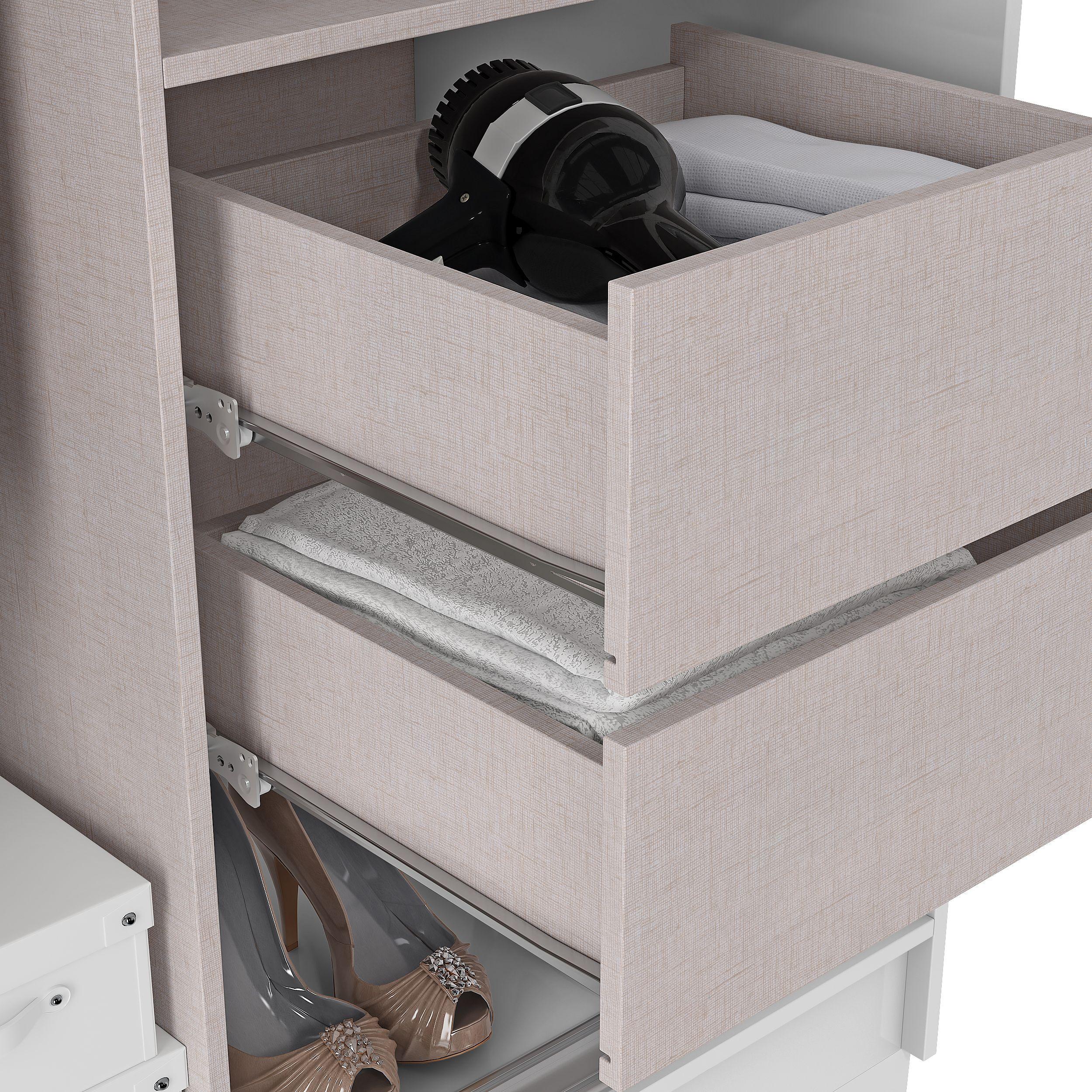 Closet 2 puertas corredera Lumière 190 x 91,7 x 46,5 Blanco Nieve-7